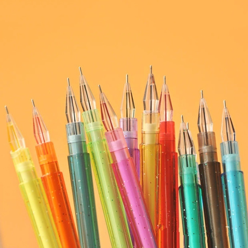 4 Stücke Schreibwaren Cartoon Schöne Pfauenfedern Stift 0,38mm Gel Stift Bunte Signierstift Schöne Geschenke Zufällig – Detail 3