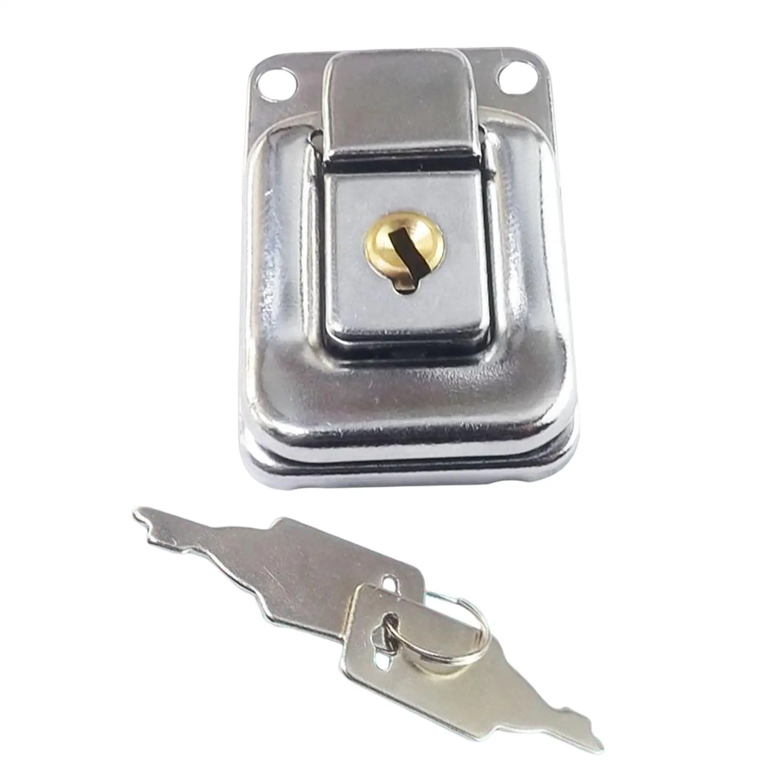 Metal Clasp Lock Toggle Latch with Keys for Drawbolt Closure Box Chest