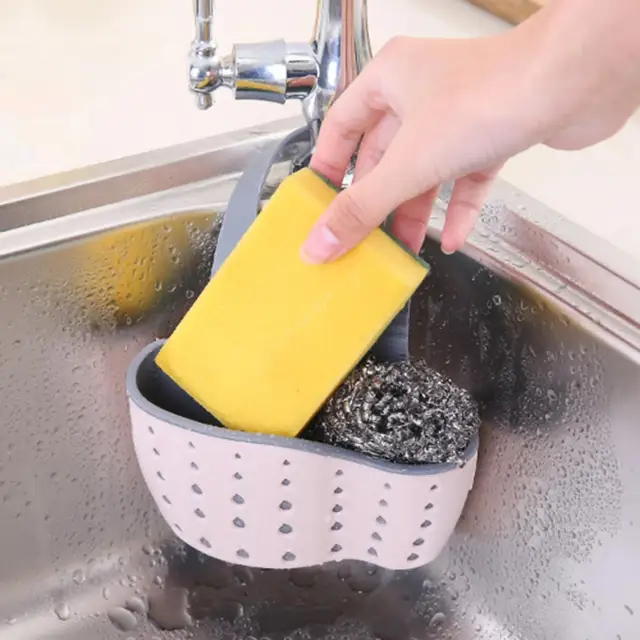 Kitchen Sink Holder Adjustable Soap Sponge Shelf – Sudabaly