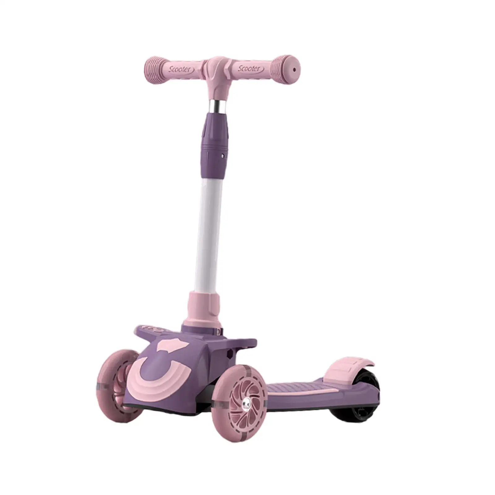 Kids Scooter Stable Adjustable Handlebar 3 Wheel Scooter for Park Patio