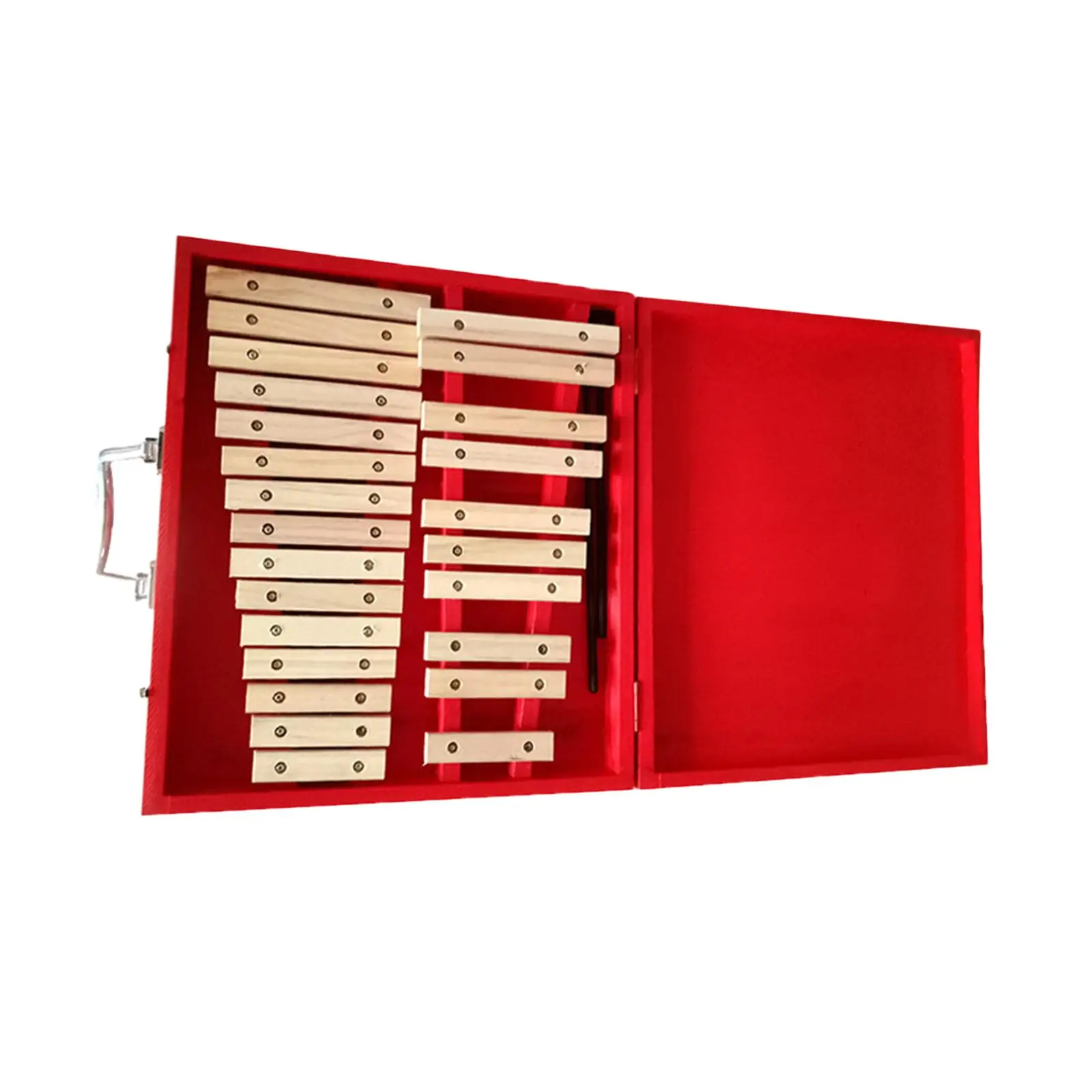 25 Notes Glockenspiel Kids Xylophone Glockenspiel Learning Ages 3+ Percussion Instrument with Mallets for Preschool