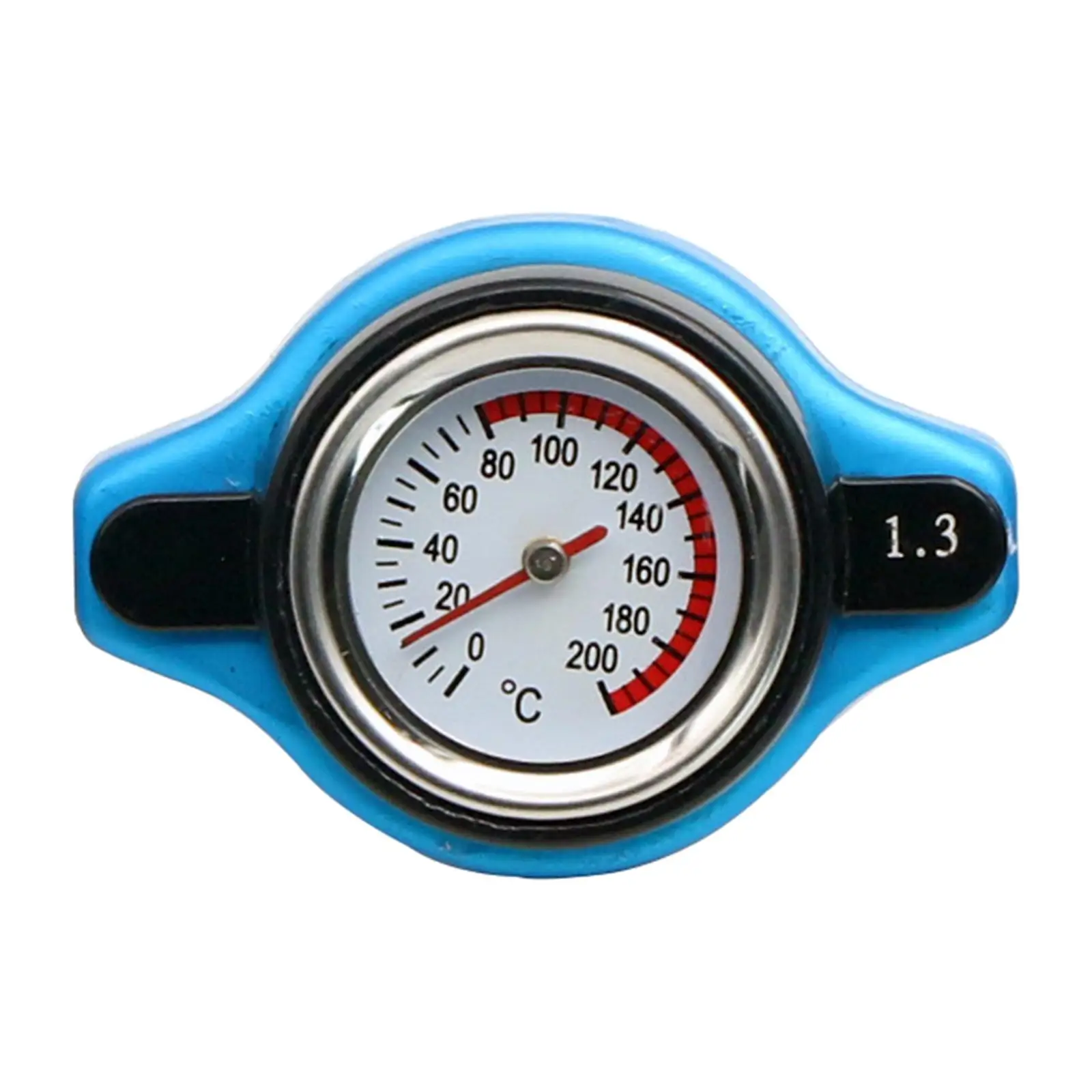 Thermostatic Cap Cover Water Temp Gauge Meter Easy to Install Aluminum Alloy Durable Accessory Replacement Parts Universal