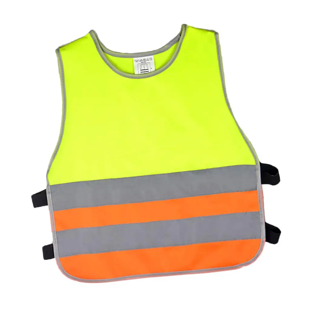 Reflective Safety Vest High Visibility Jacket Security Clothing For Children
