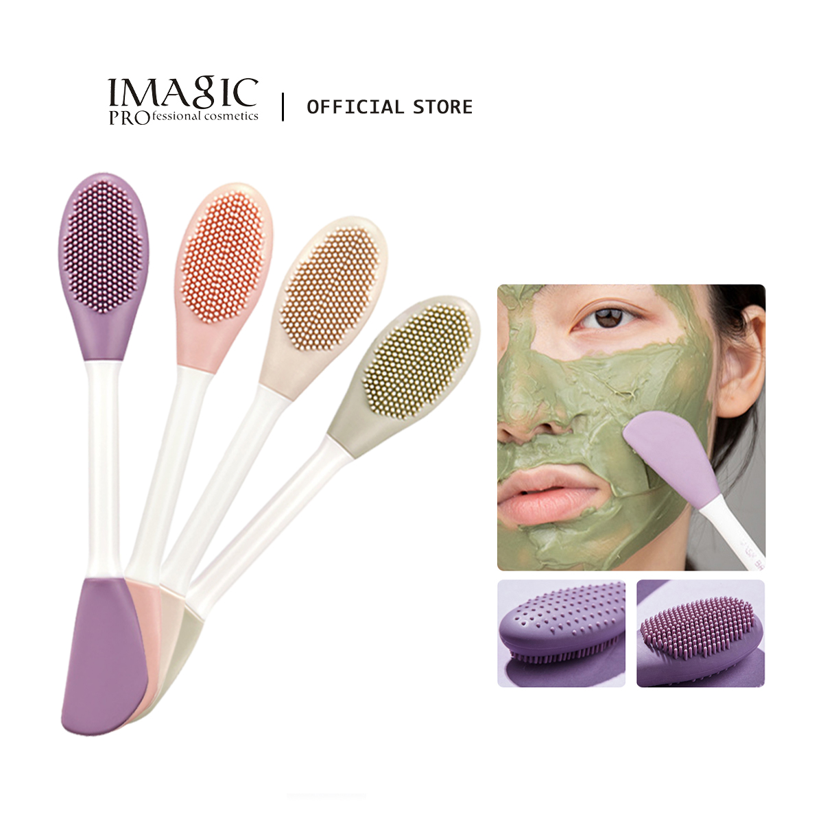 Best of IMAGIC Silicone Facial Cleansing & Mask Brush 2 In1 Facial Skin Care Scrub Exfoliator Scrub Pore Blackhead Deep Cleaning Tools Reviews & Tips