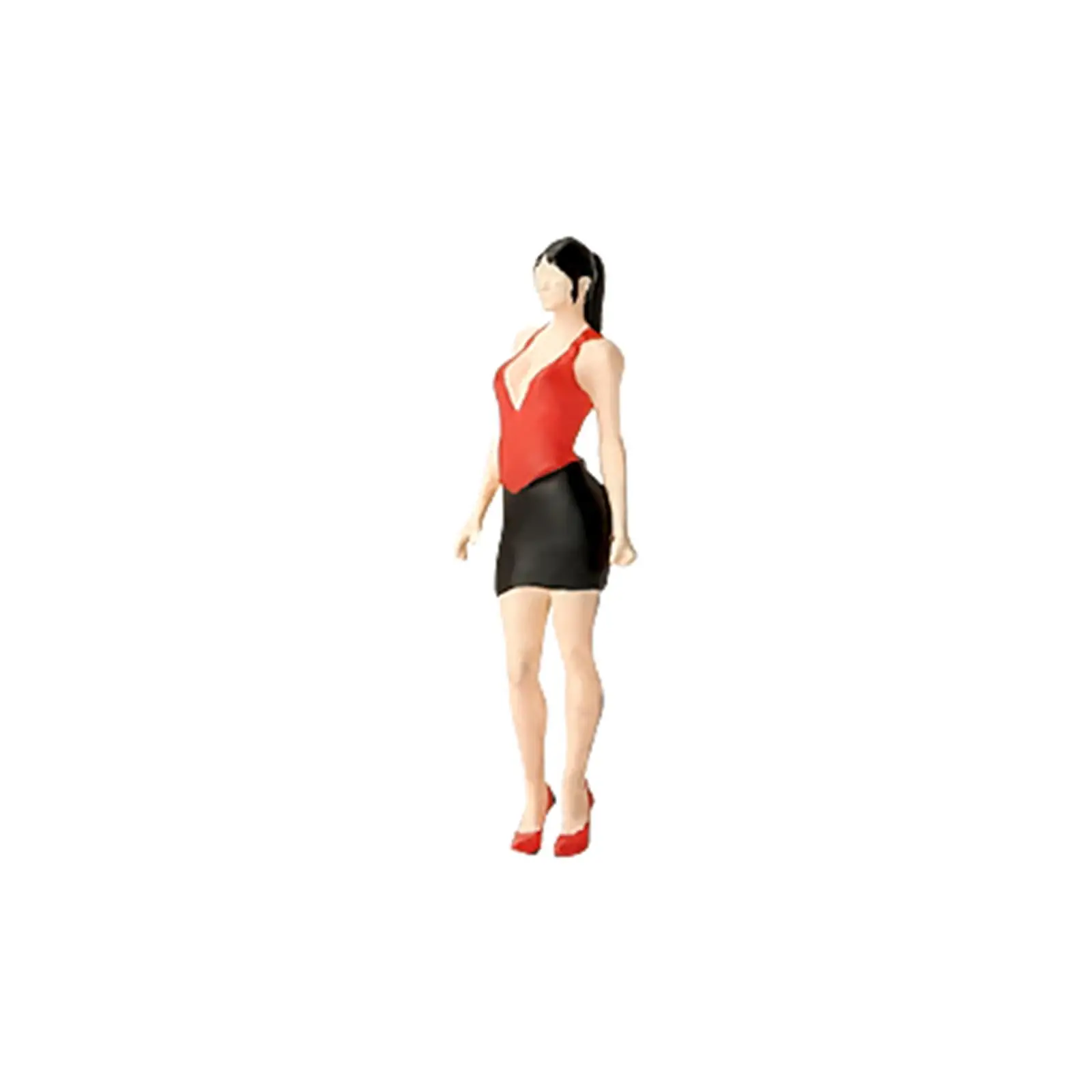 1/64 People Figures Miniature Resin Desk Decoration 3D Printed Tiny People Model Realistic /64 Scale Model People Figures
