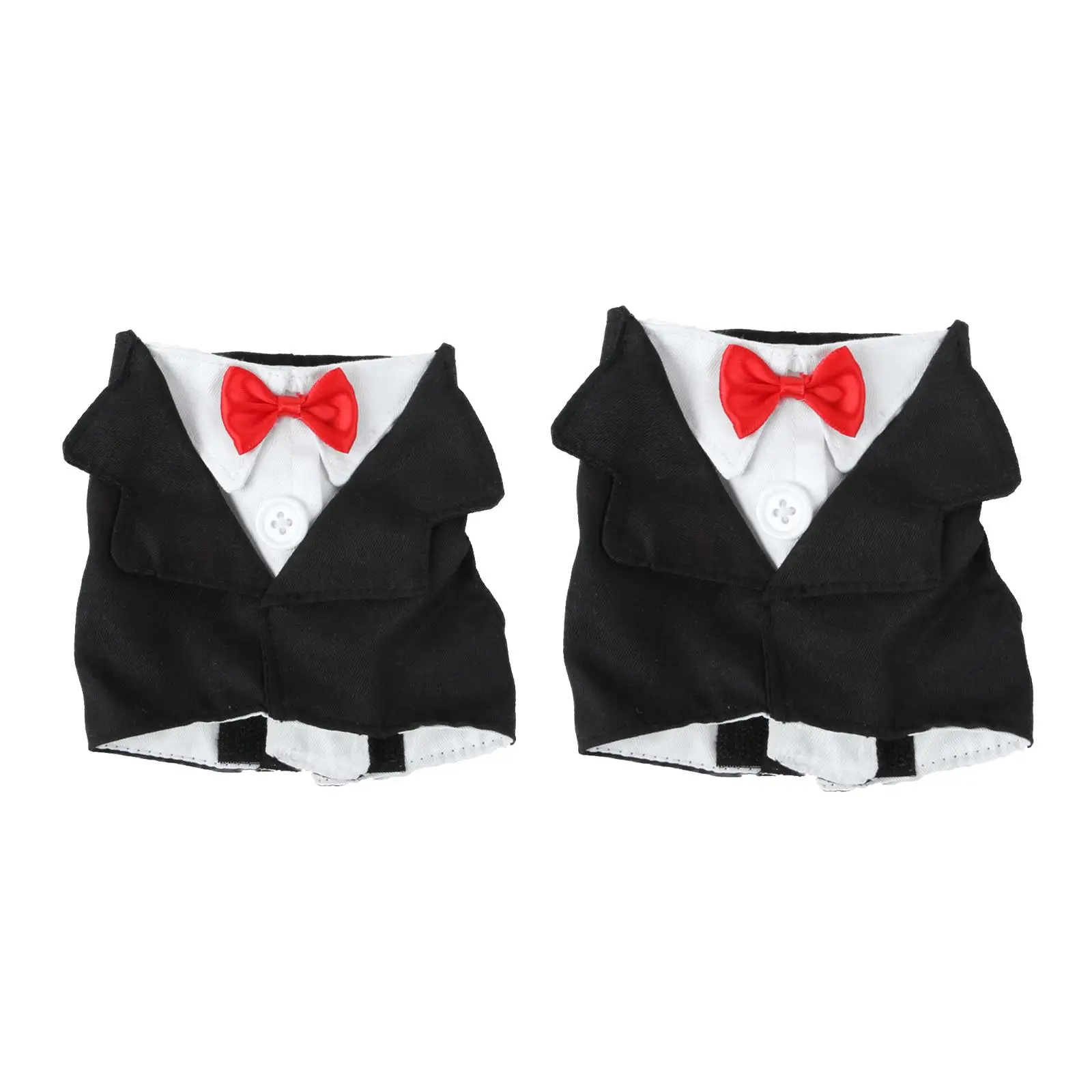 Parrots Suit Uniform with Bow Tie Costume Small Animals Apparel Birds Clothes for African Greys Anniversary Parakeet Wedding