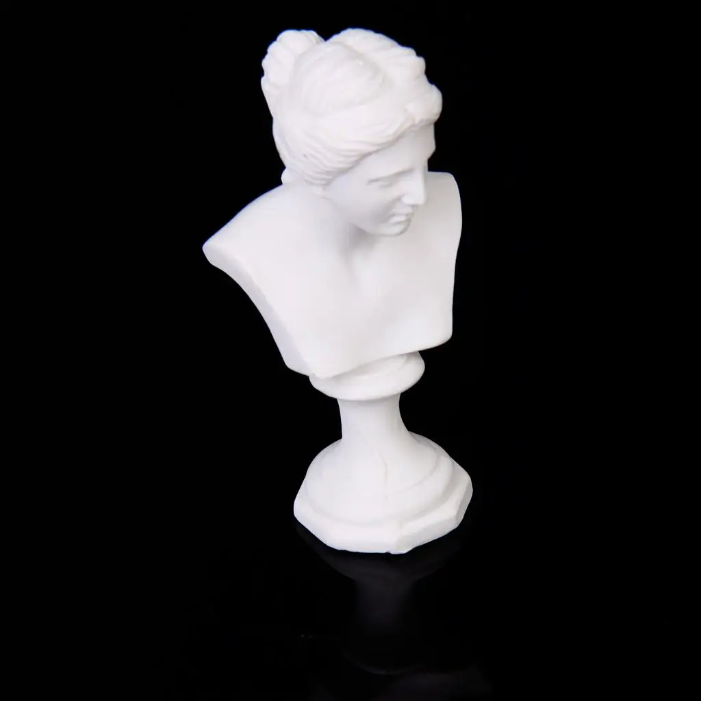 1/12 Dollhouse Miniature Resin Statue  Bust Sculpture  Decor