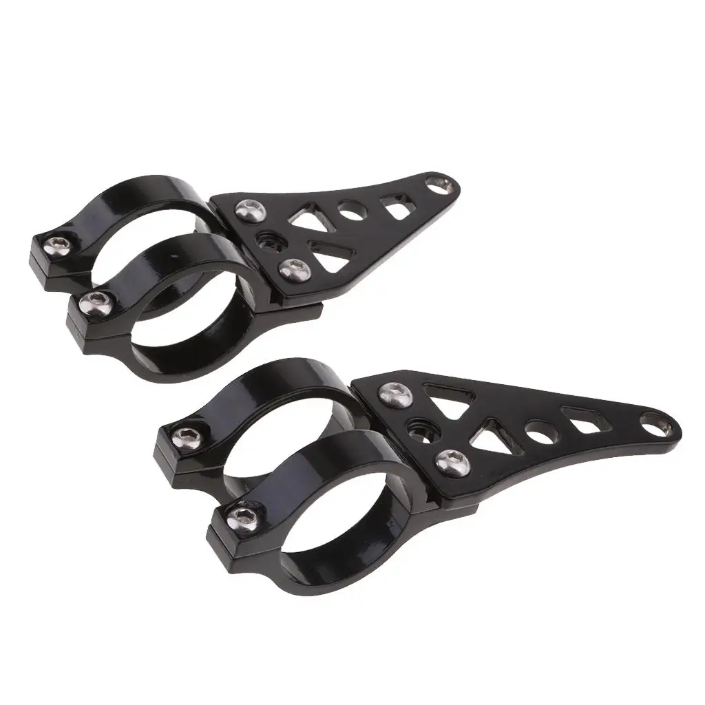2 X 39mm Universal Motorcycle Bracket Headlight Fork Mount Fits With