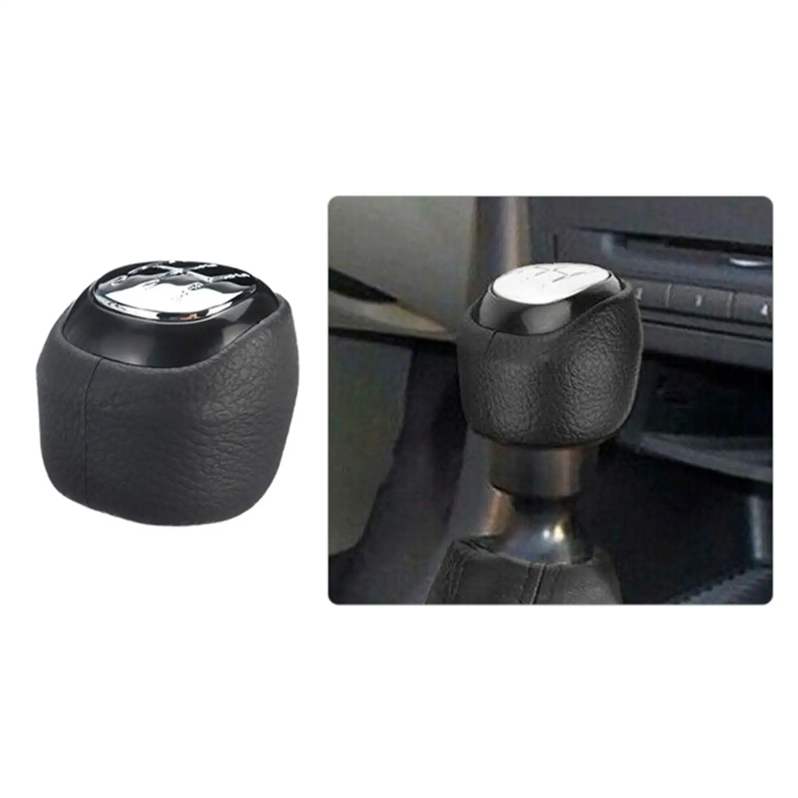 New Universal Auto Accessories Car 5 Speed Gear  Knob Stick er or T-Bar Boot Cover Adapter For SAAB 9-3 2003-2012