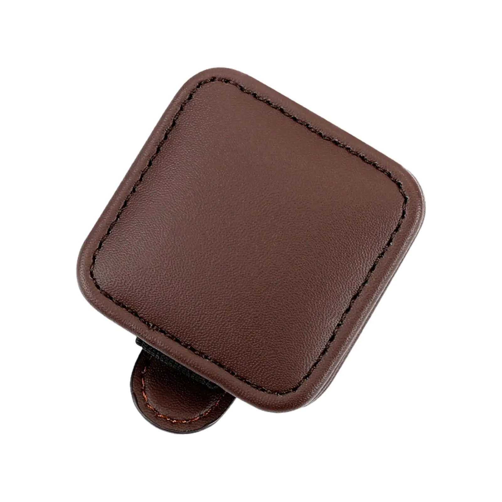 Sunglasses Holder for Car Sun Visor PU Leather for Automotive SUV Truck