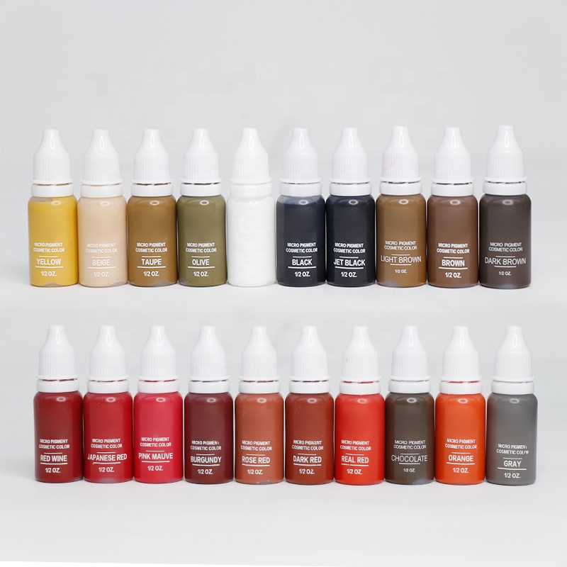 Best of Tattoo Pigment 24 Colors Permanent Tattoo Inks 15ml / Bottle Professional Tattoo Supplies For 3D Makeup Beauty Skin Body Art Reviews & Tips