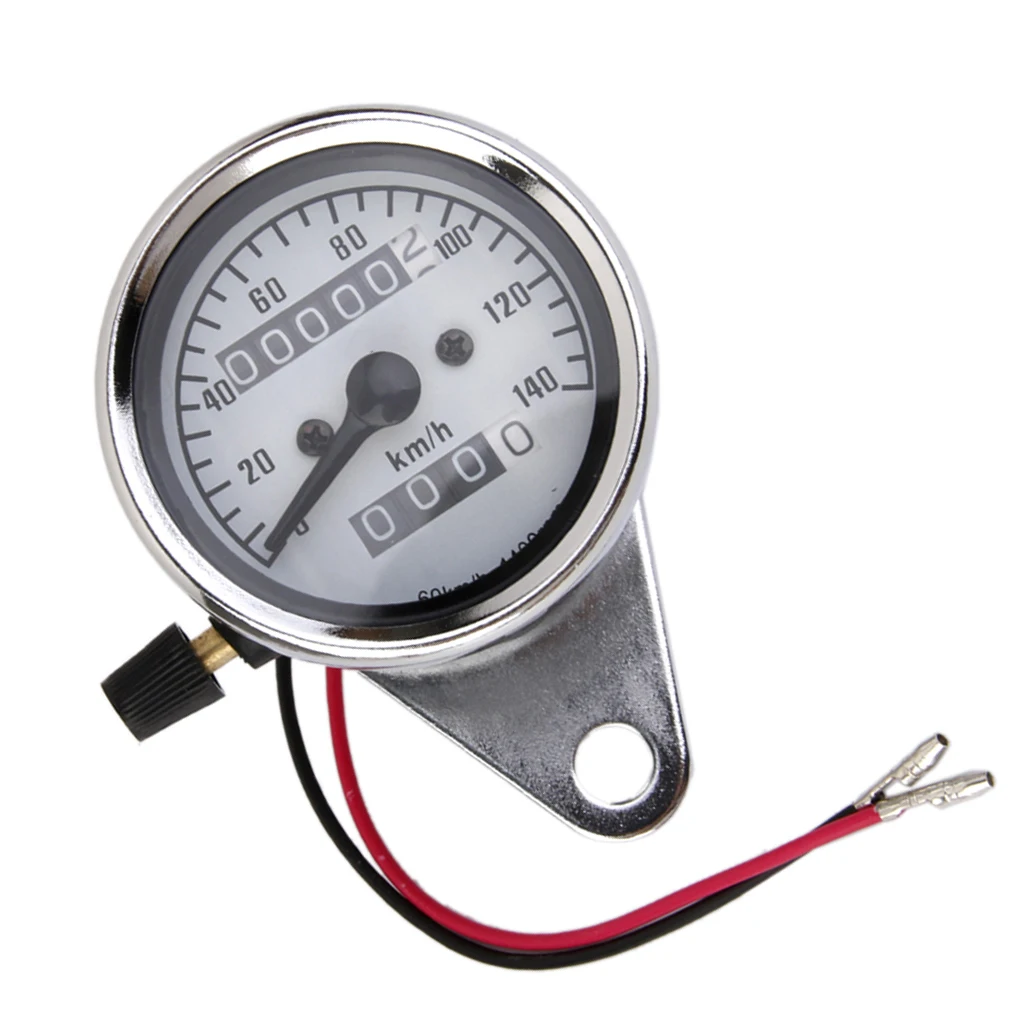 Motorcycle LCD Digital Mechanical Tachometer Dual Universal 12V