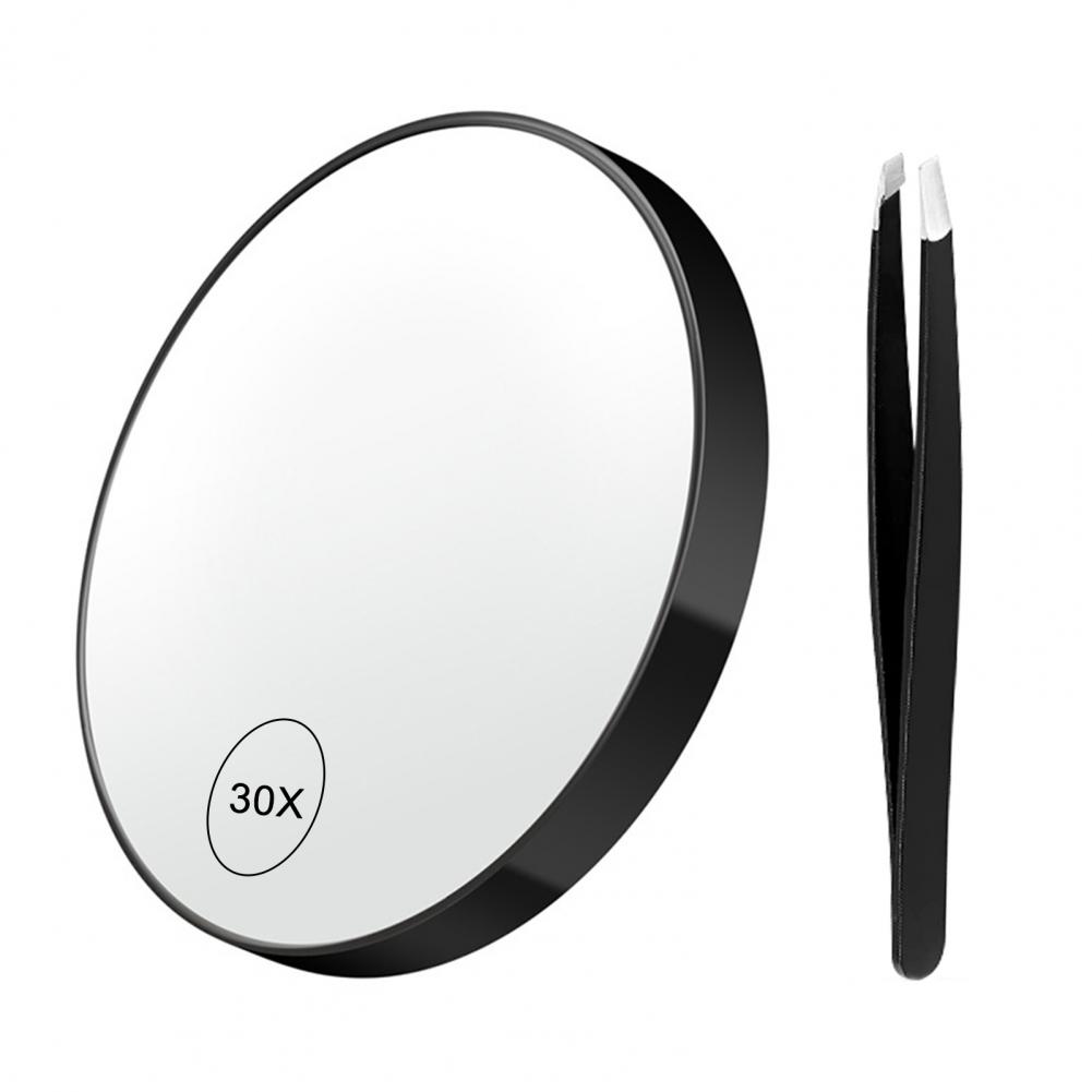 Best of Bathroom Mirror With Tweezers Detachable Suction Cup 30X Magnifying Hand-held Magnifying Makeup Mirror Bathroom Supplies Reviews & Tips