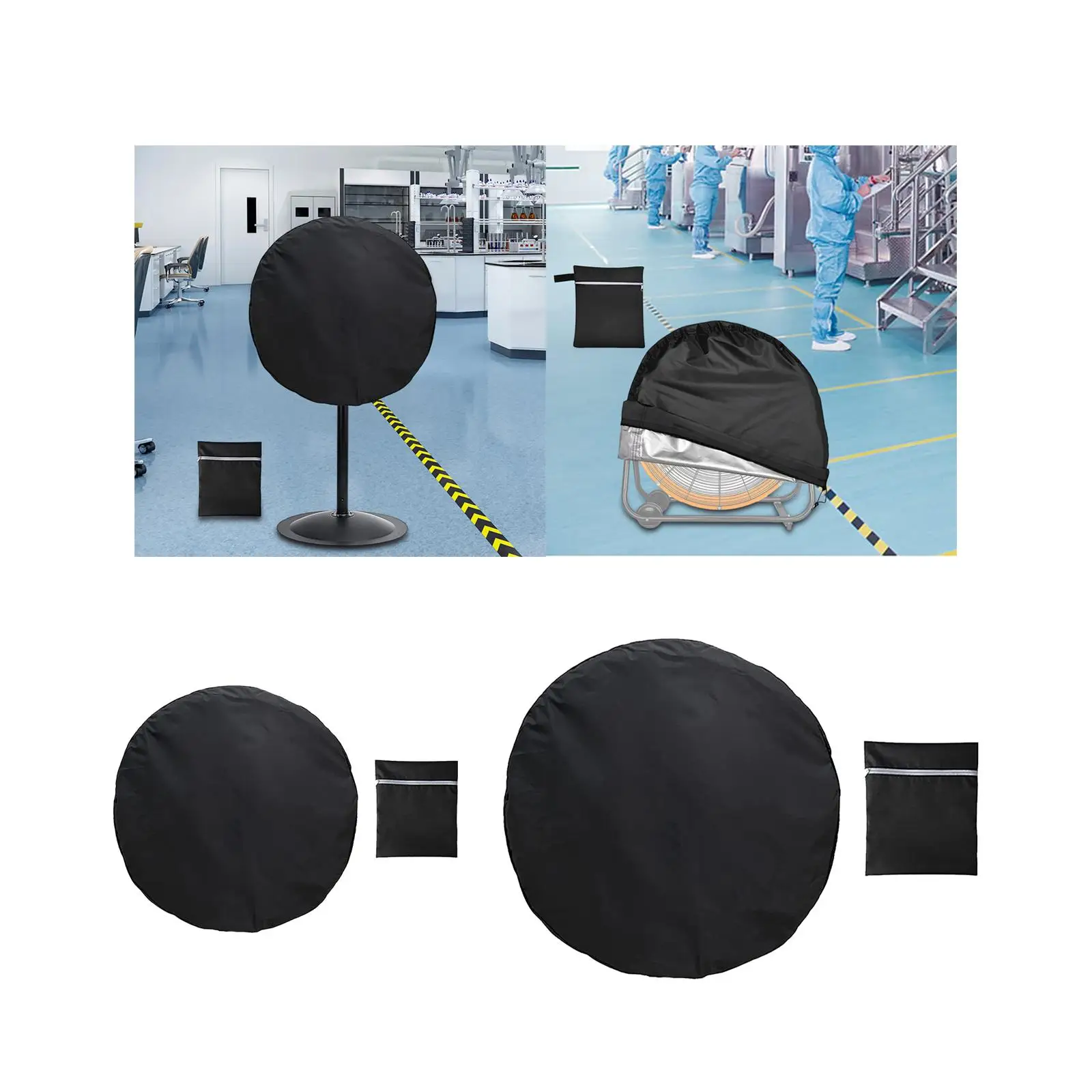 Industrial Fan Cover Blower cover Large Polyester WaterProtective Cover for Basement Warehouse Wall Mount Fans Barrel Fan
