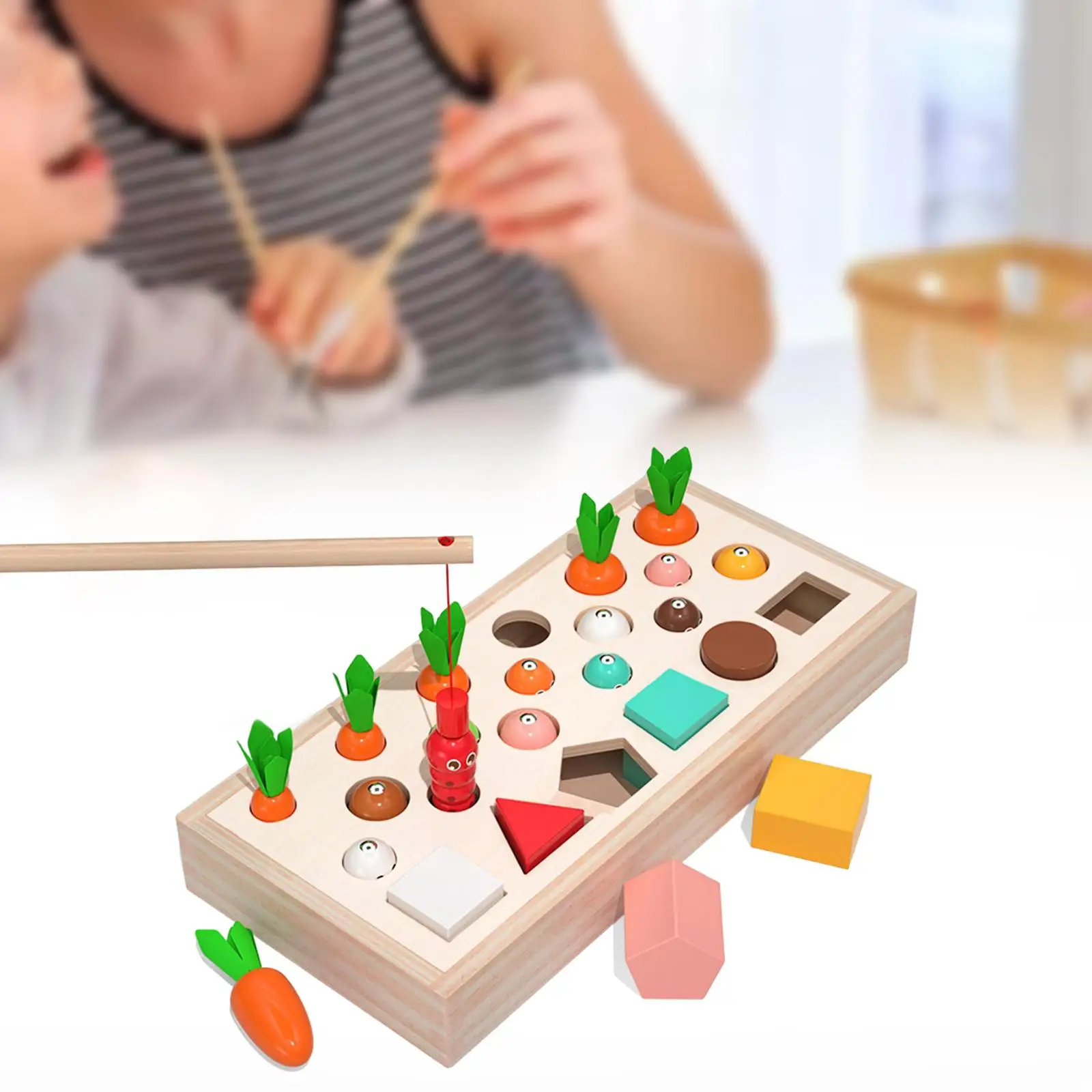 Baby Montessori Wooden Toys, Early Educational Toys Sorting Matching Game for Kids 1 2 3 4 5 6 Boys Girls Toddler Birthday Gifts