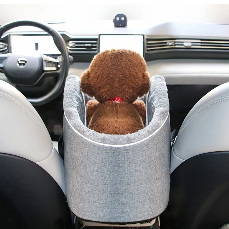 Title 6, Car Console Dog Tote Bag for Travel Soft Should...