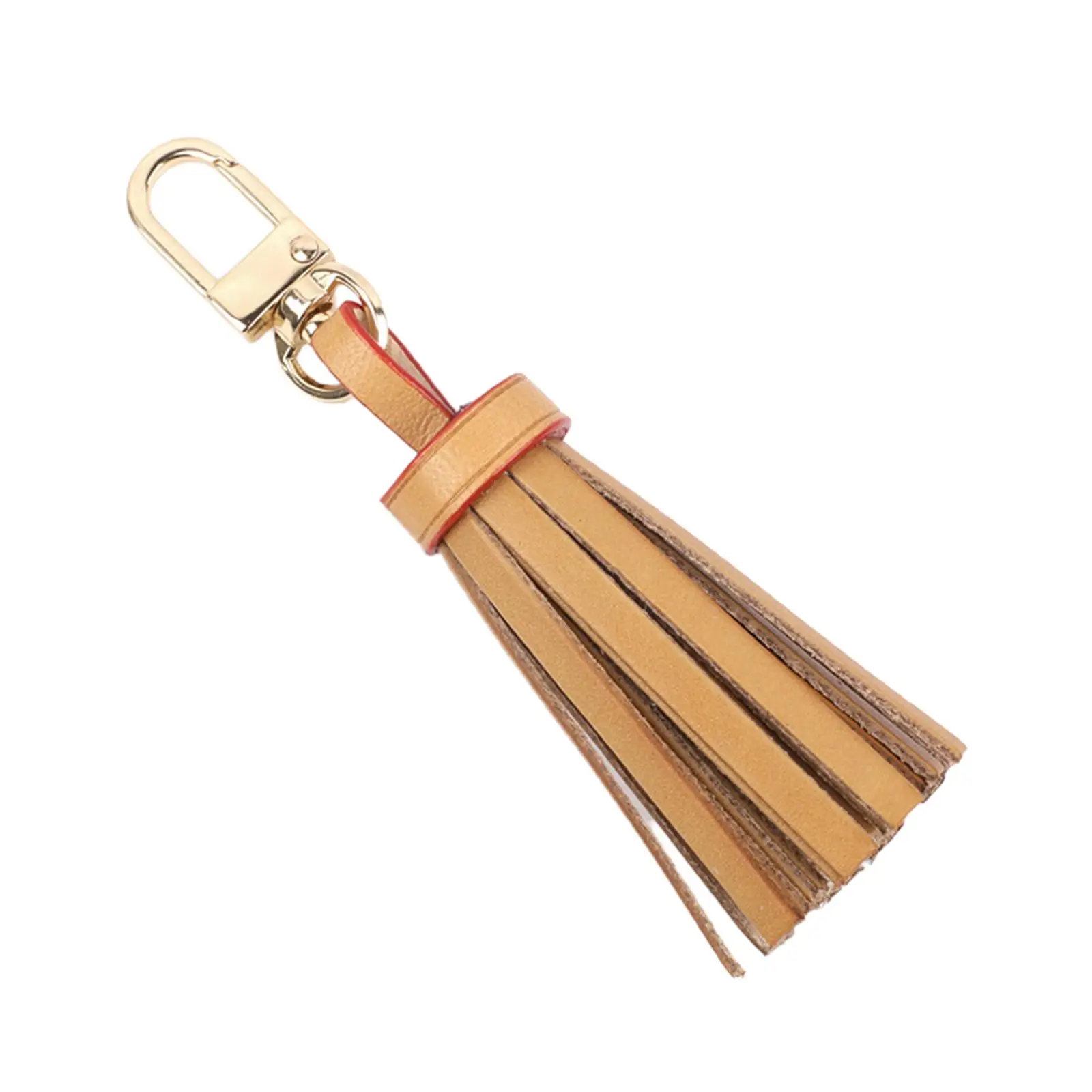 PU Leather Tassel Keychain Charm Ornament Boho Key Rings Fringe Keyring for Pouch Purse Jewelry Wallet Handbags Accessories