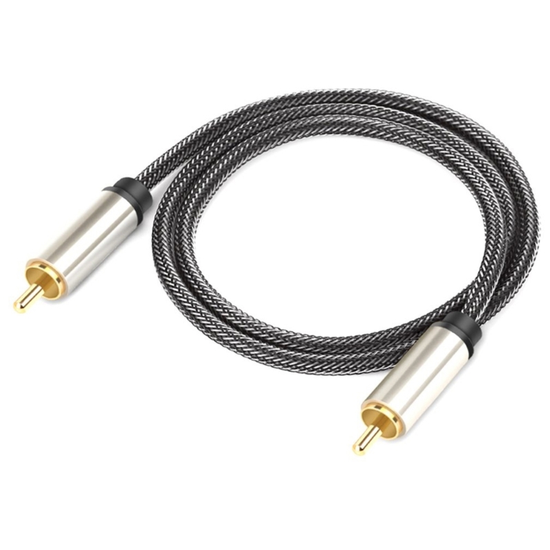 Title 10, Cabo coaxial de áudio digital 24K conectores ba...