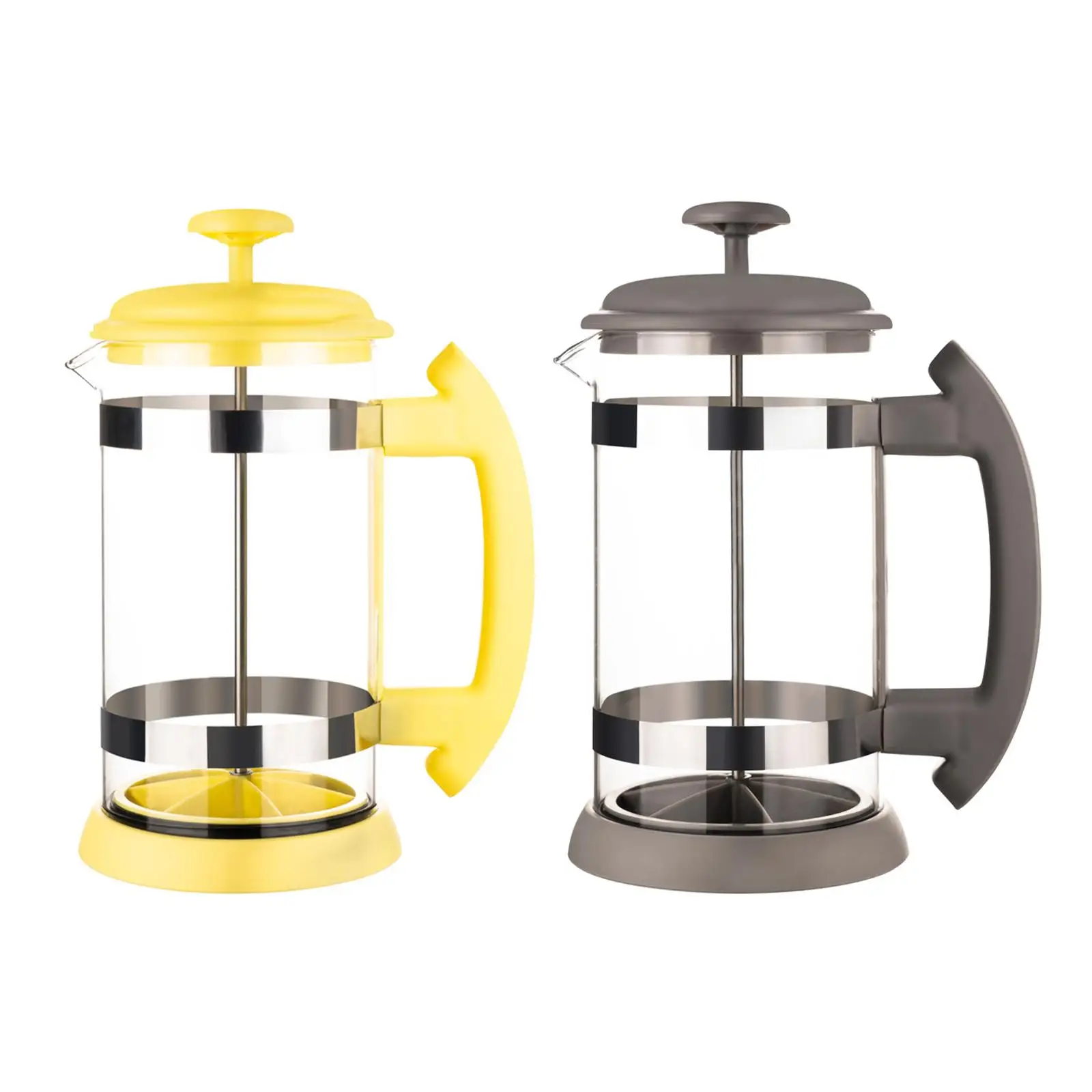 French Press Coffee Maker Heat Resistant 1000ml Coffee Kettle Camping Home