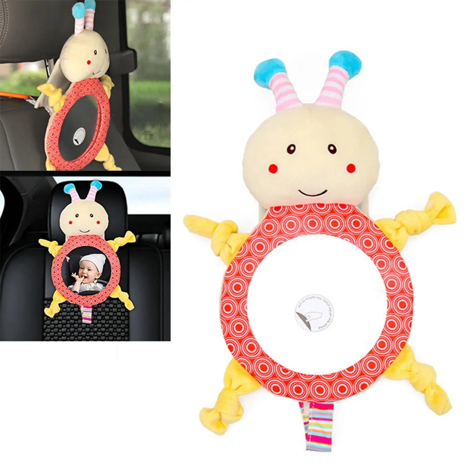 Animal  Mirror  Easy Hanging Shatterproof Easier Drive Blind  Infant Car Safety Mirror