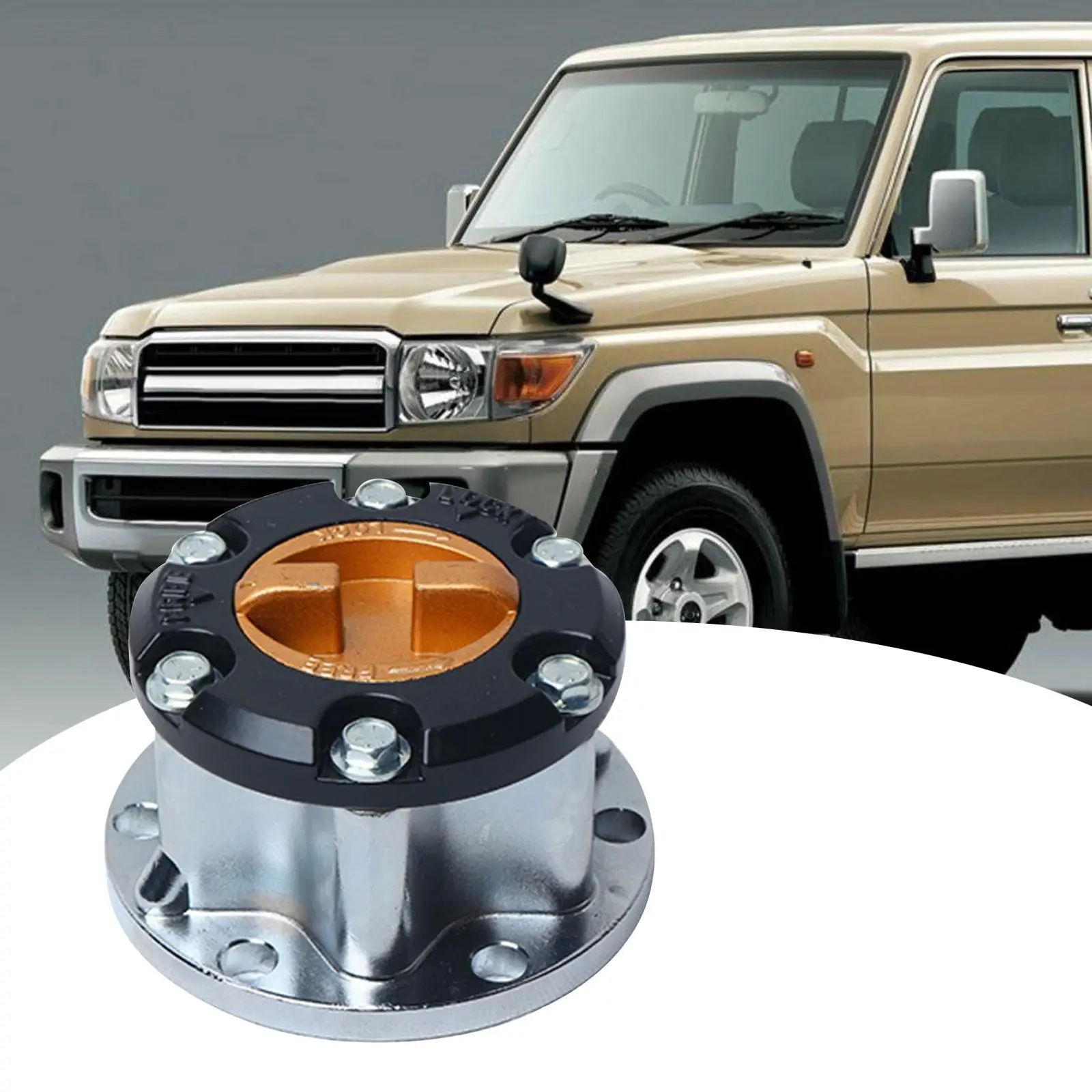 Free Wheel Locking Hub 4353069045 4WD Front Hub for Toyota for Land Cruiser Premium Easy to Install Direct Replaces Auto