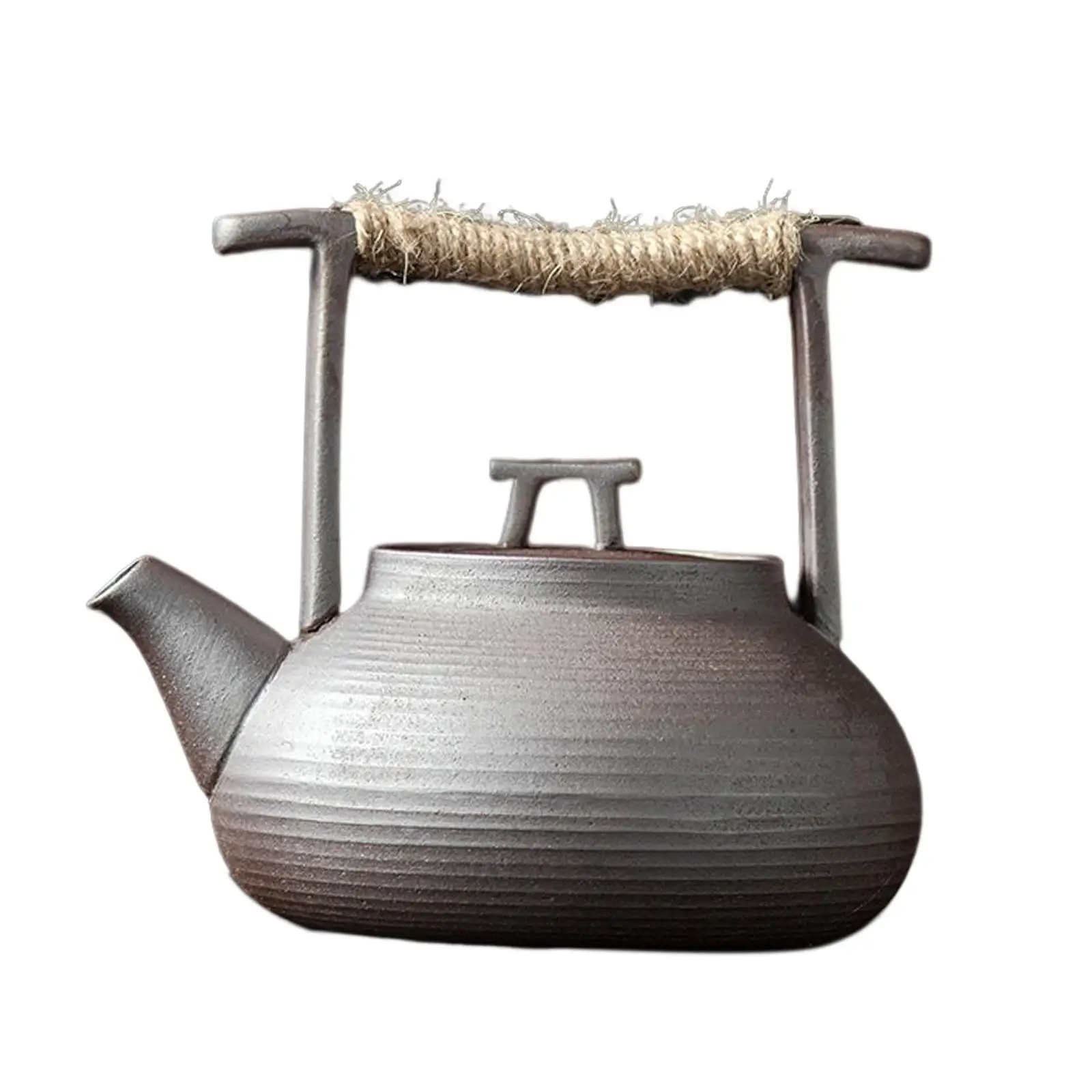 Japanese Teakettle Teapot Water Pot Handmade Teapot Warmer Portable Pot for Dining Room Camping Home Teahouse Picnic