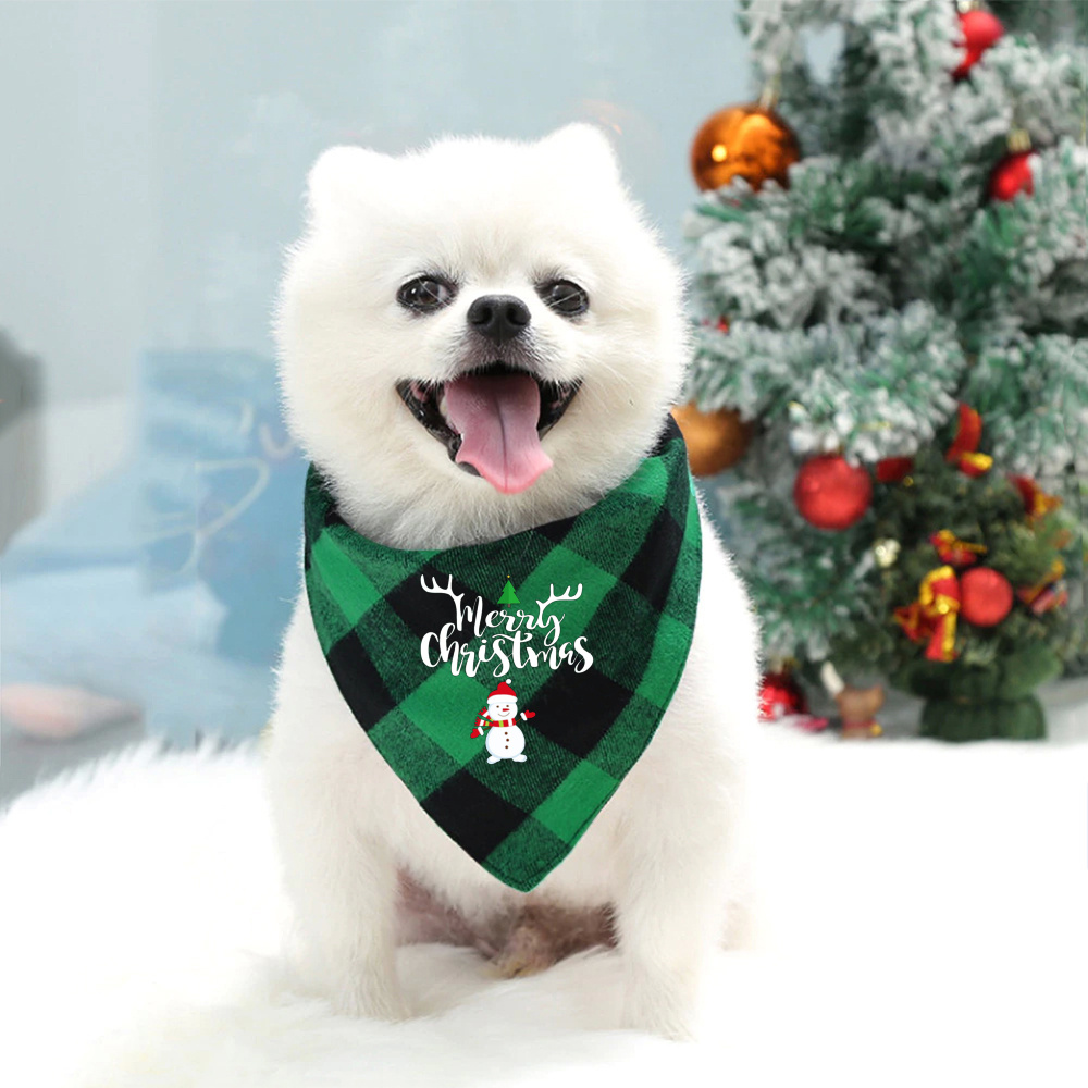 Title 3, Cão natal bandanas animal de estimação presente...