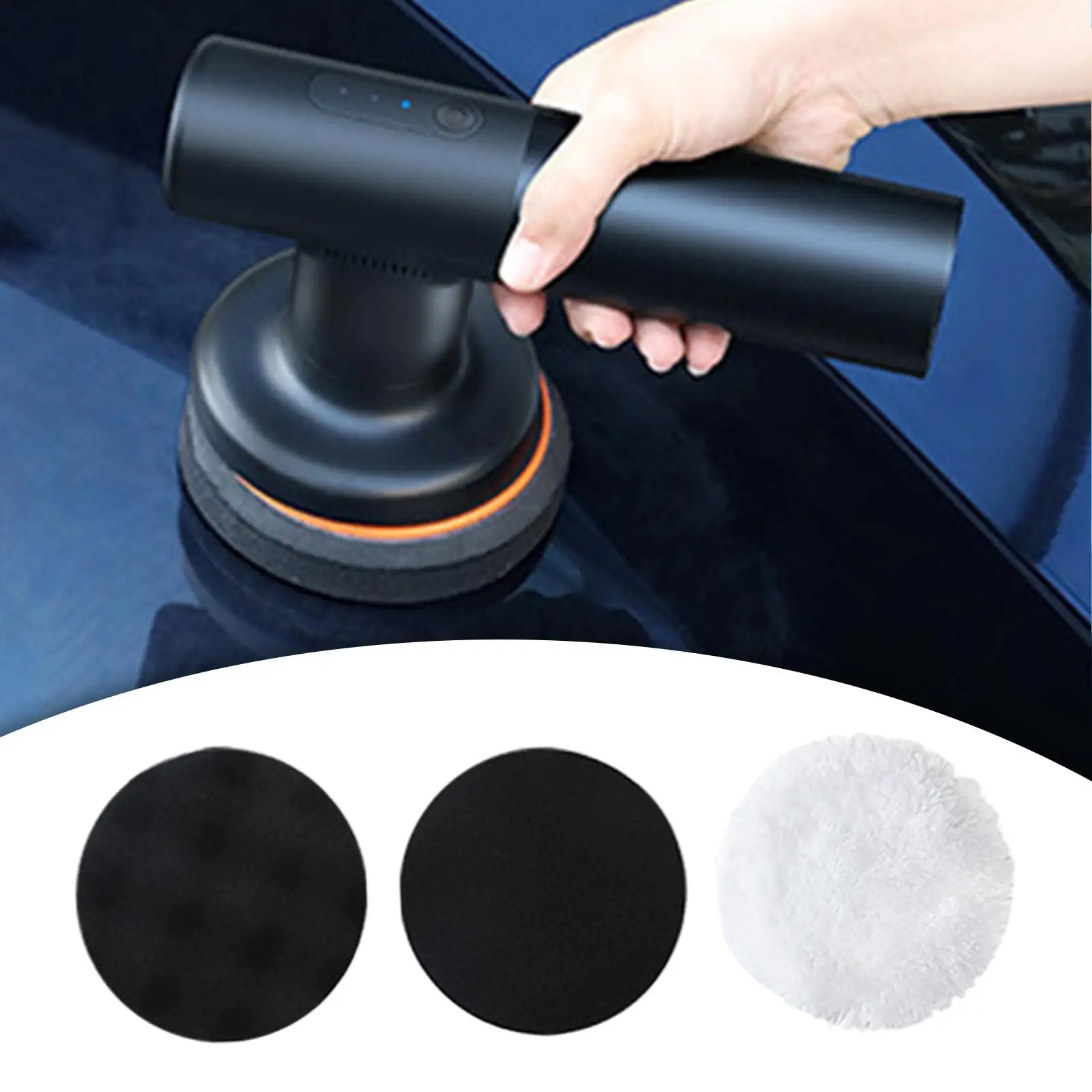 Polishing Pads 3Pcs Waxing Tools Paint Professional  Sealing Glaze Clean #Polishing Pads  for Automotive Floor