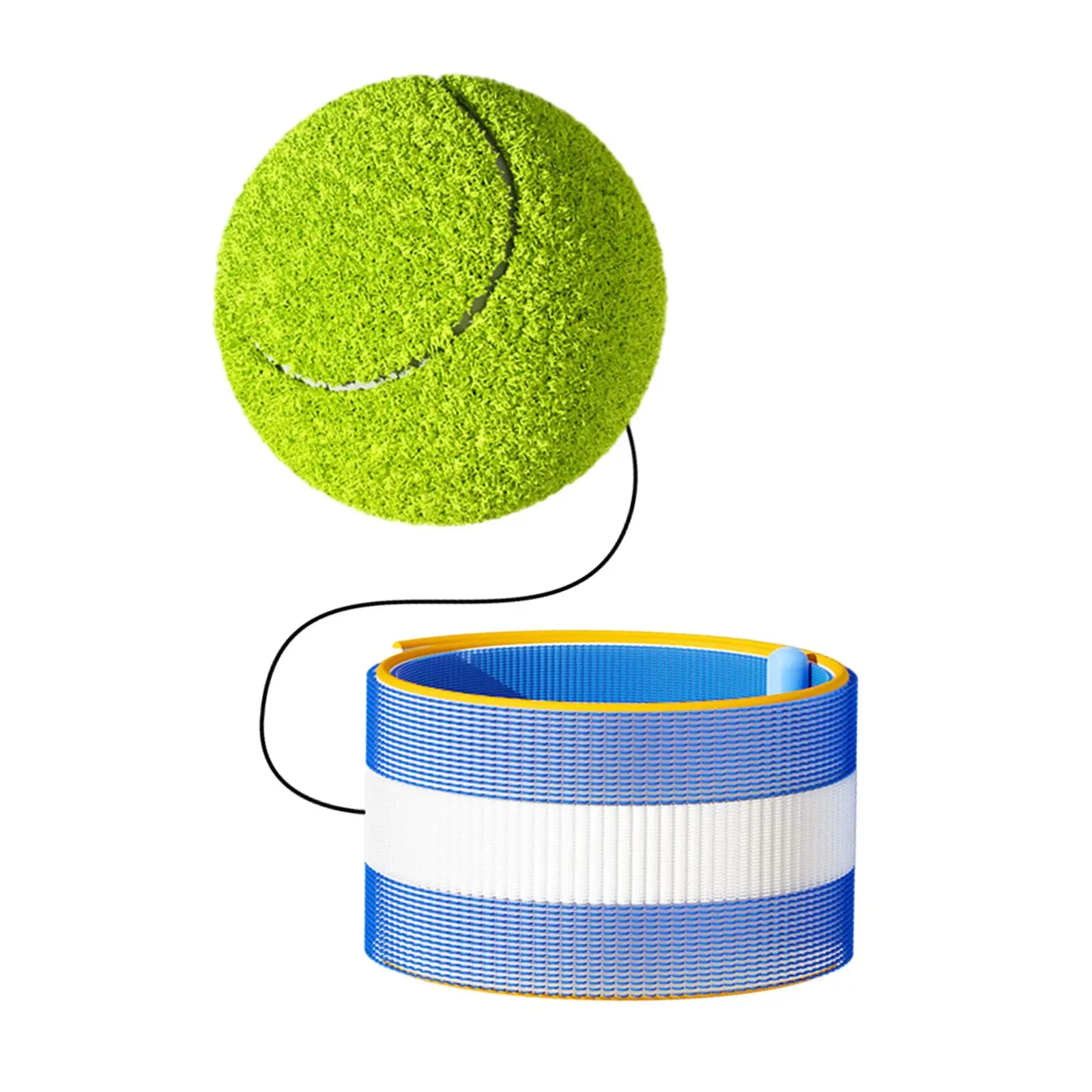 Wrist Return Ball Wrist Exercise Sports 2.36inch Baseball Hand Eye Coordination Trainer Wrist Band Ball for Party Favor Toys
