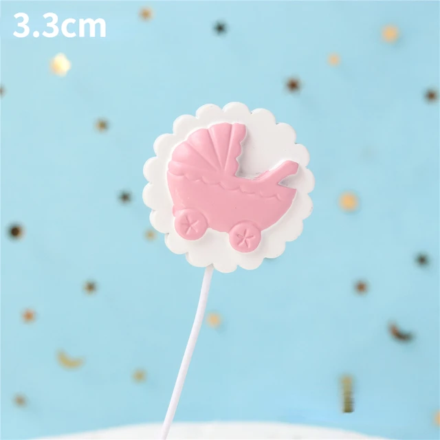 Pink Blue Baby Shower Decoration Its A Boy Girls Cake Toppers Tent