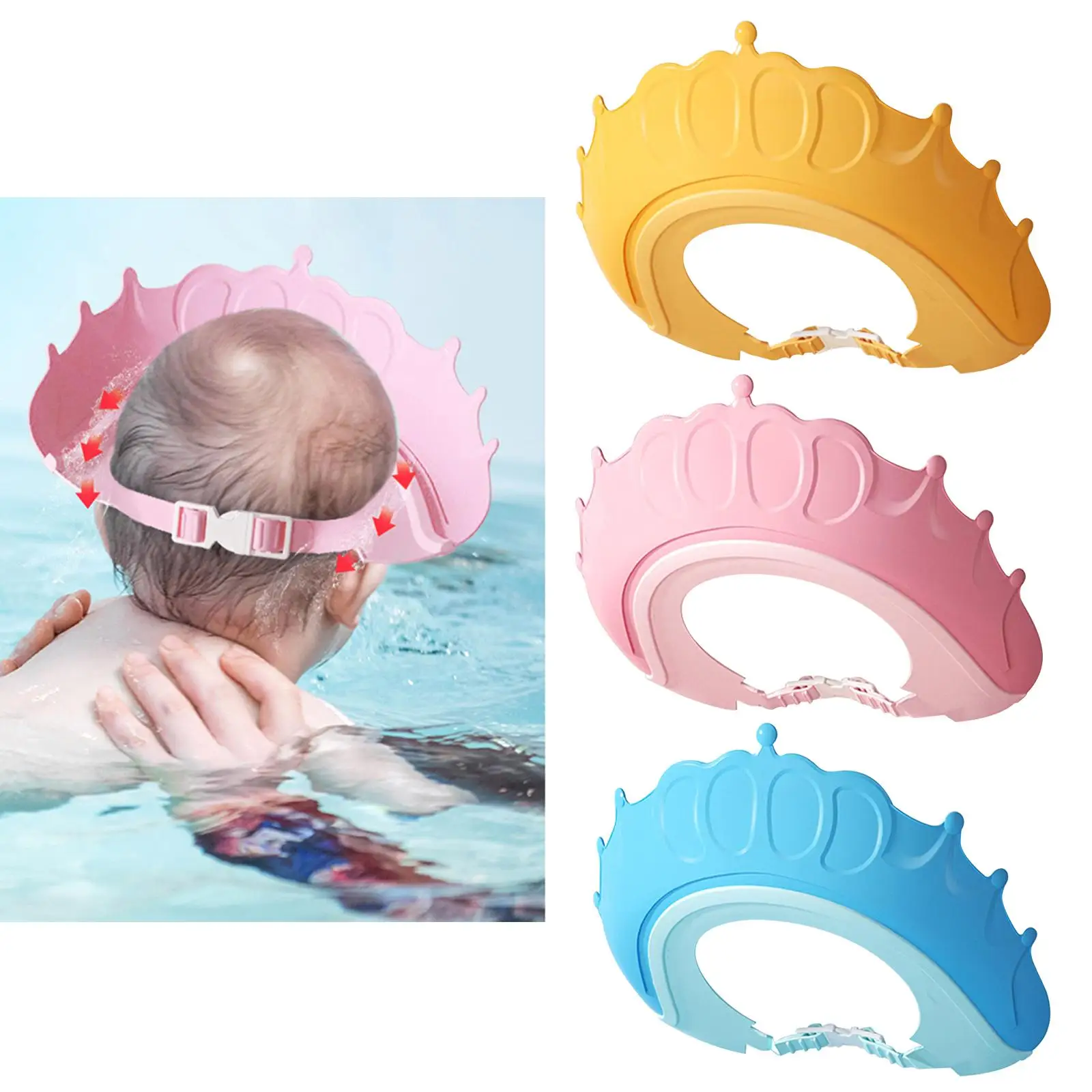 Lightweight Baby Shower Hat Ear Protectors Shield Adjustable for Children