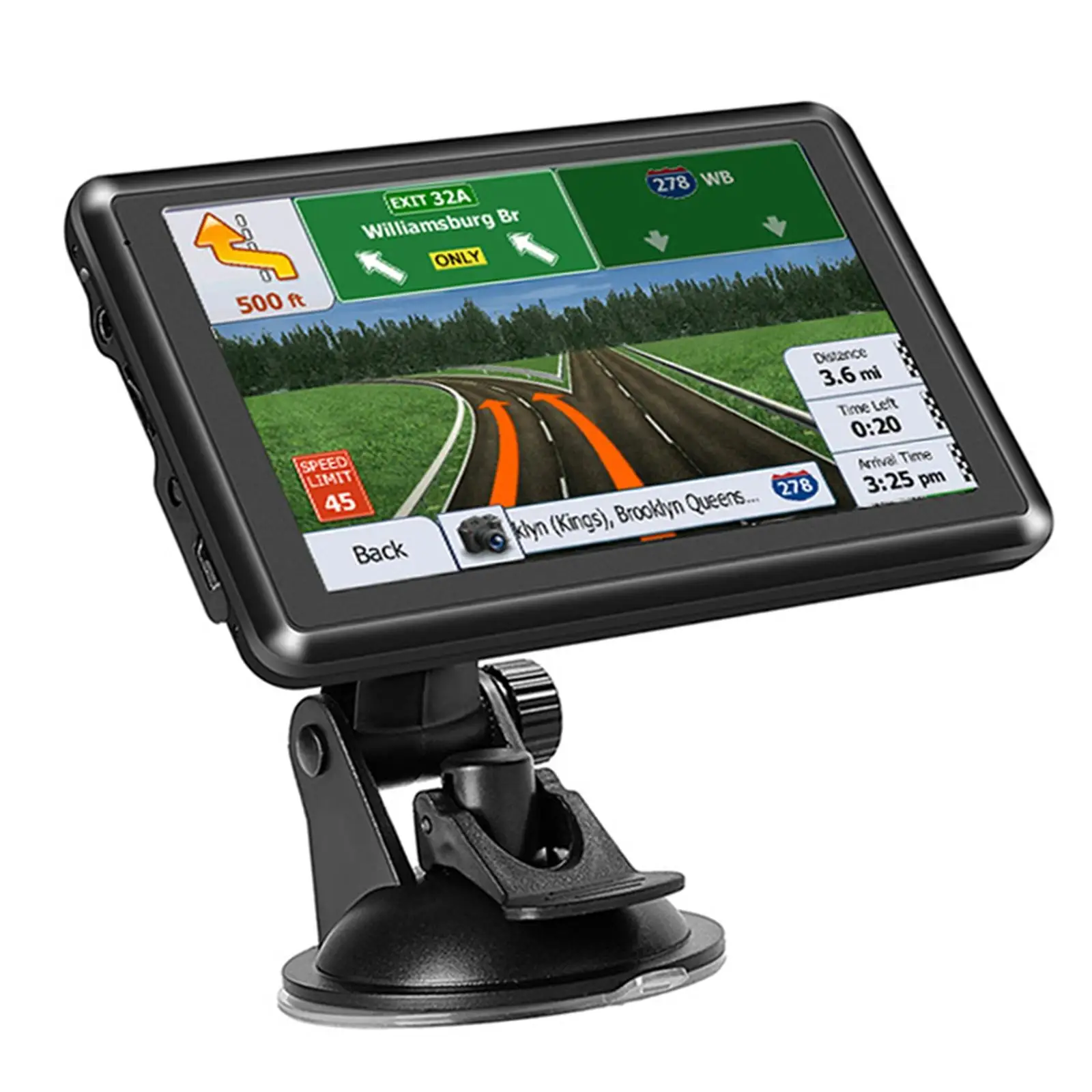 5 inch Touchscreen Car Truck GPS Navigation System GPS Satellite Navigator, 8G &128 MB