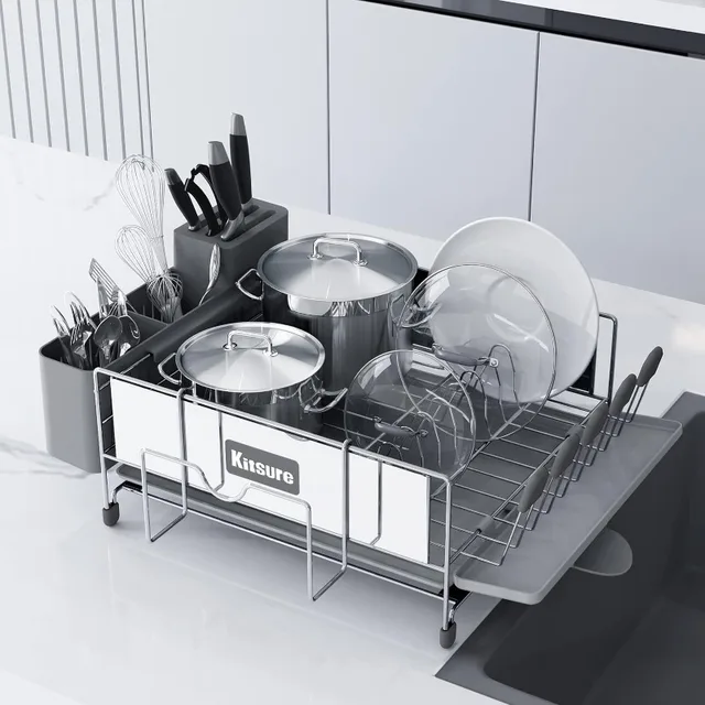 Kitsure Over The Sink Dish Drying Rack (4084BL)