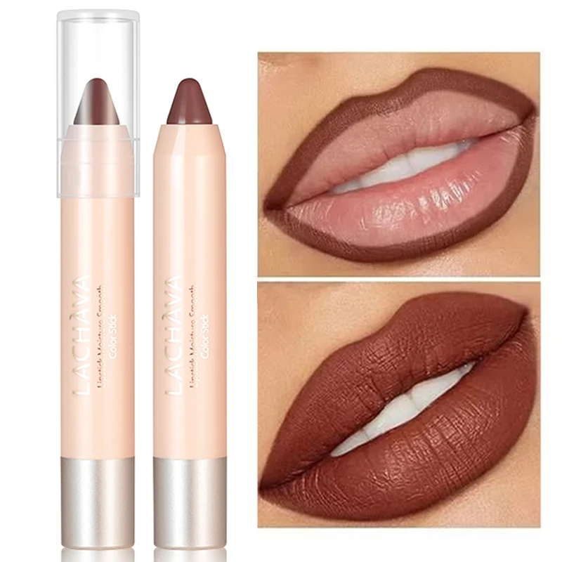 Best of Matte Nude Brown Lipliner Pen Waterproof Lasting Non-stick Cup Plumping Natural Contouring Lipstick Pencil Lips Makeup Cosmetics Reviews & Tips