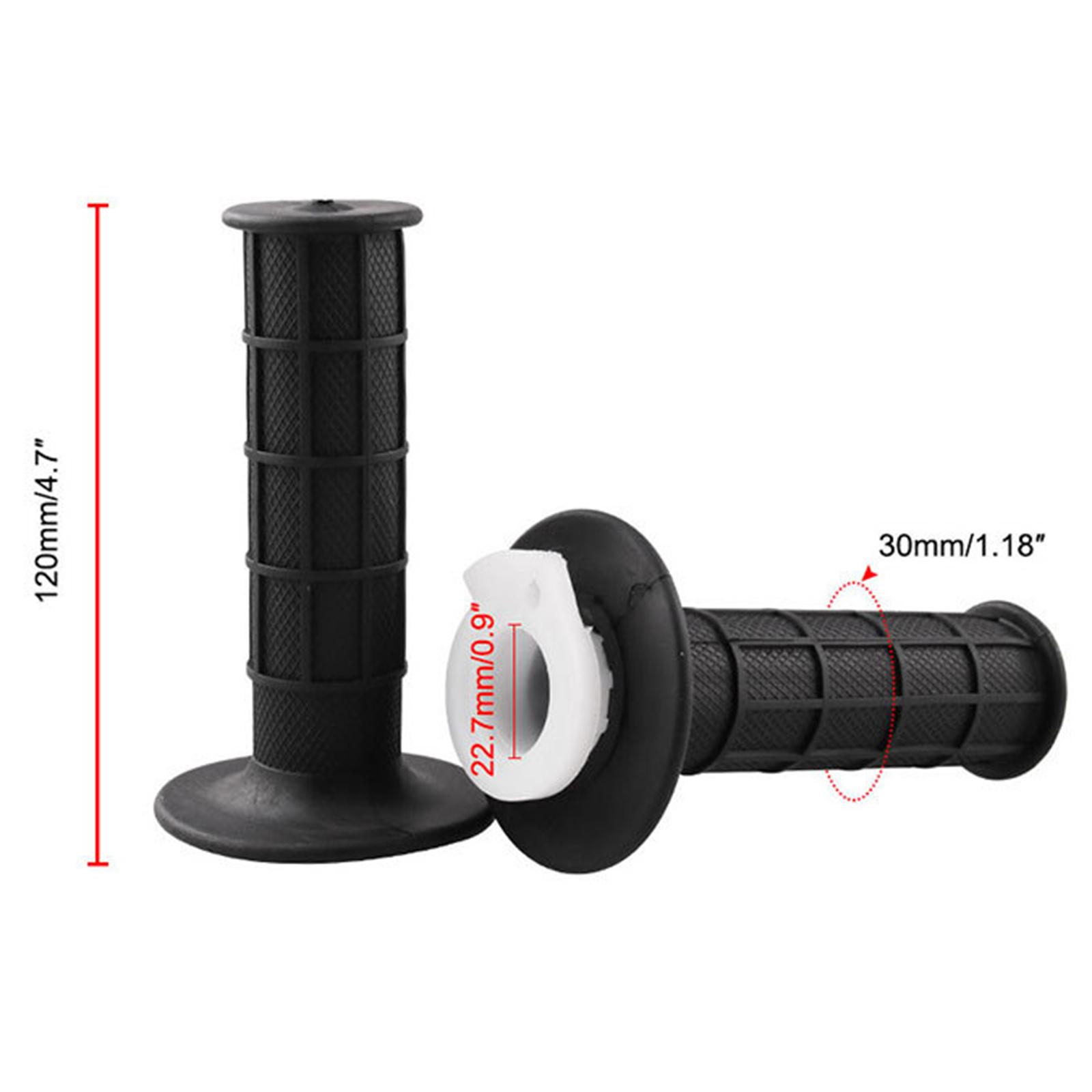 22mm Motorcycle Twist Throttle Handle Grip with Cable Accessories Twist Accelerator Handgrips Kit for 110C-250cc Dirtbikes