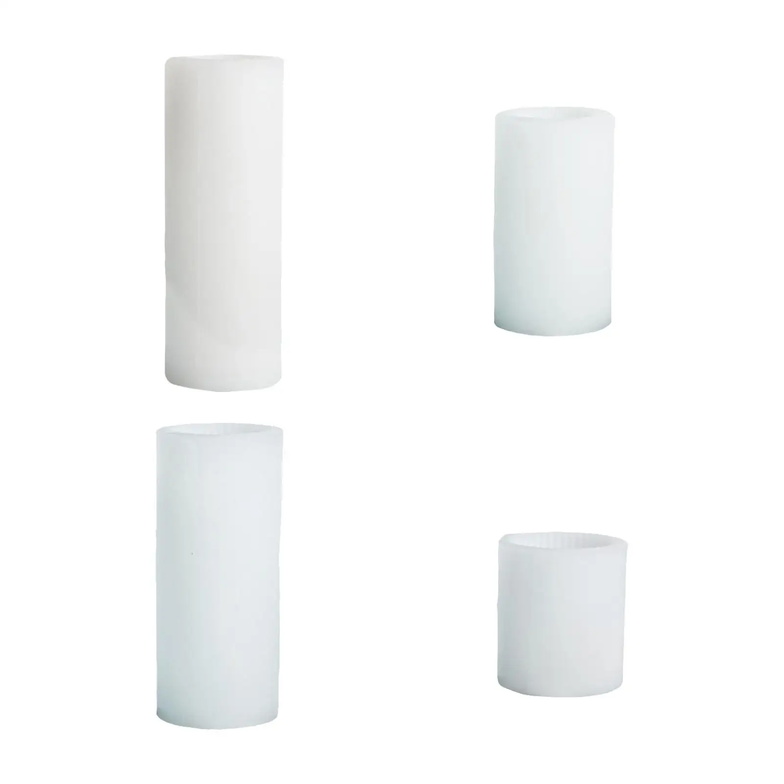 Vertical Cylindrical Tall Pillar Candle Crafts Durable Reusable Candle Candle Candle Making Tool for Home Party Wedding