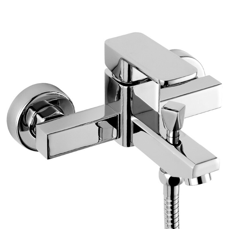 Title 1, Modern Single Handle Tub Filler Faucet Hot & Co...