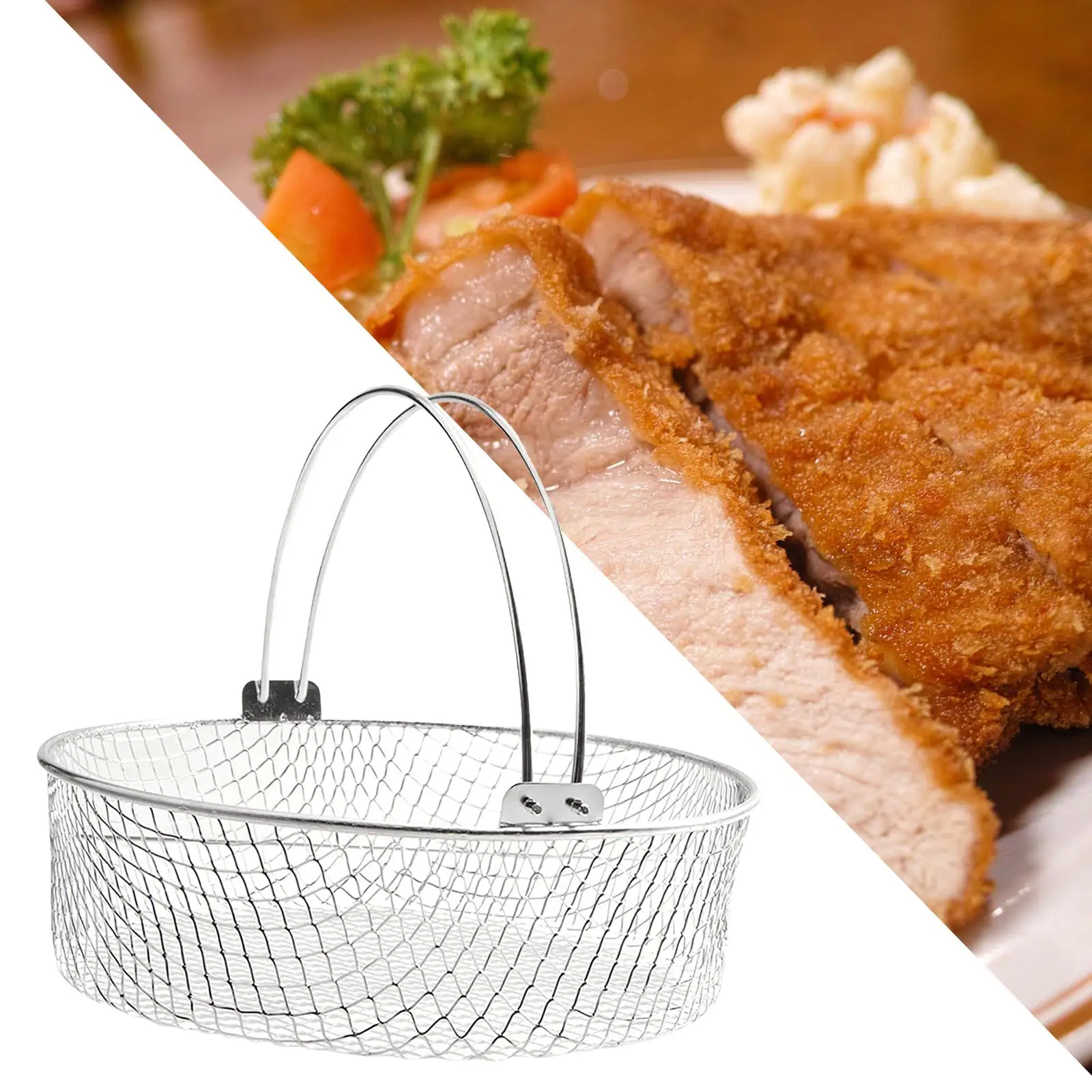 Multipurpose Air Fryer Basket Air Fryer Accessories Replacement Cooking Tool for Kitchen Home
