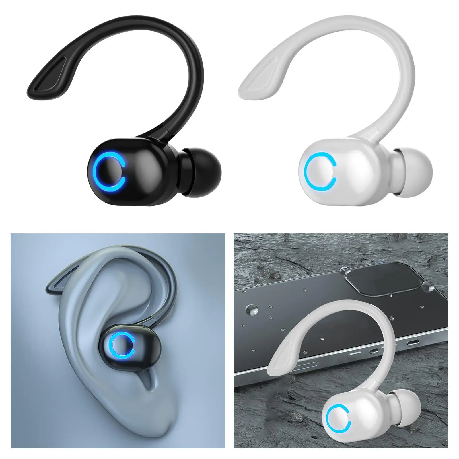 Multi-Function Wireless Bluetooth Headset Waterproof Headphones for Business Laptop