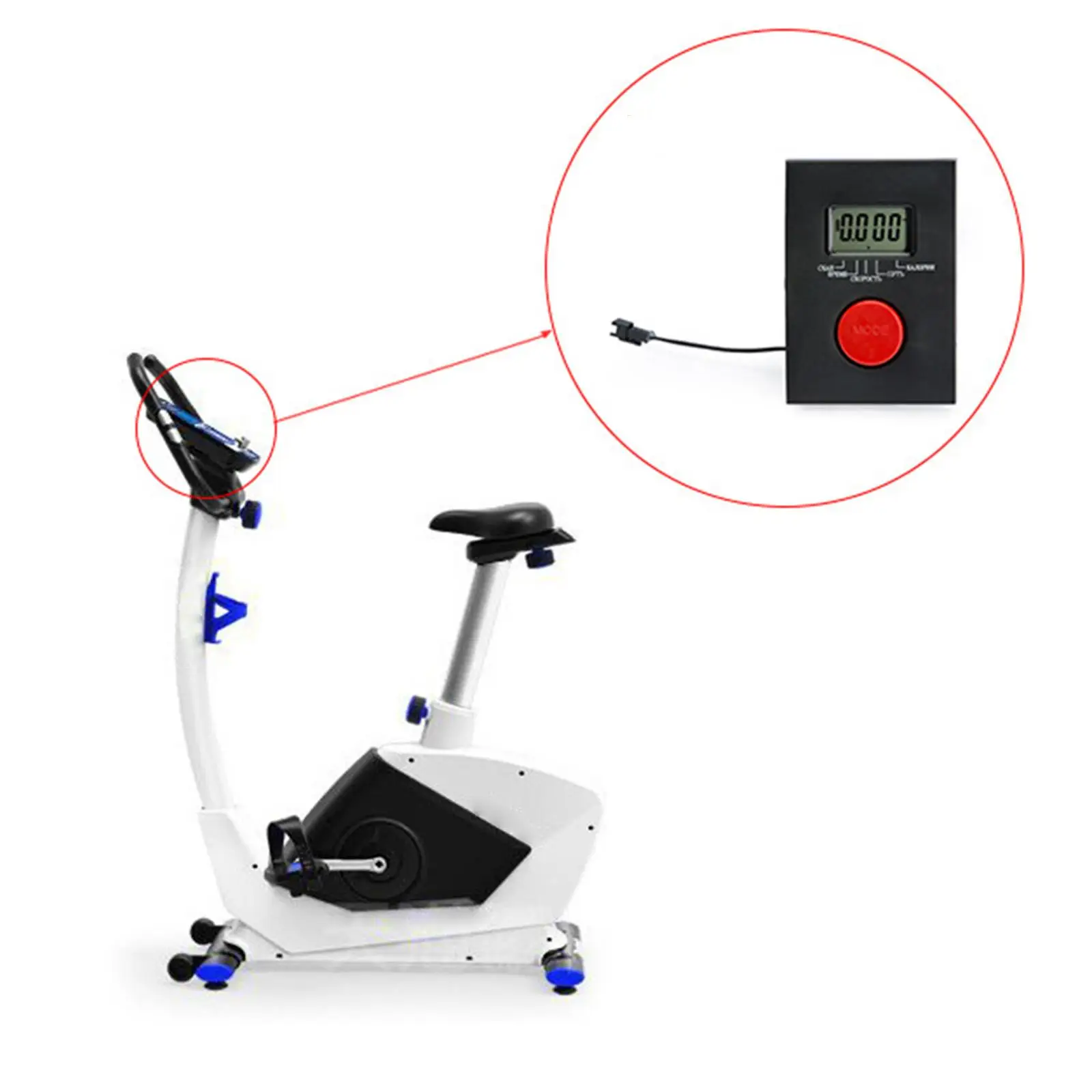 Monitor speedometers for Stationary Bikes for Rowing Machine Horse Riding Machine Counter