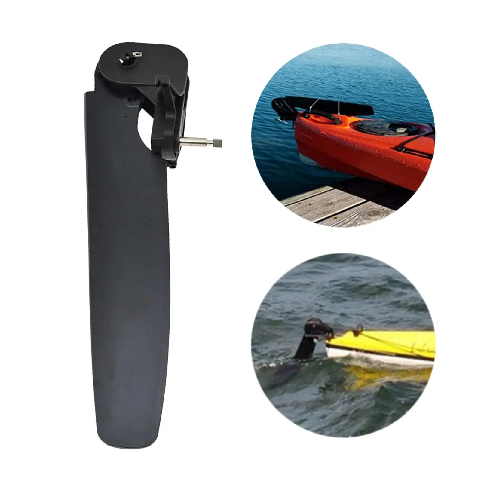 Kayak Boat Rudder Adjustable Direction Fishing Rear Tail Steering System Foot Control Steering System Kayak Accessories