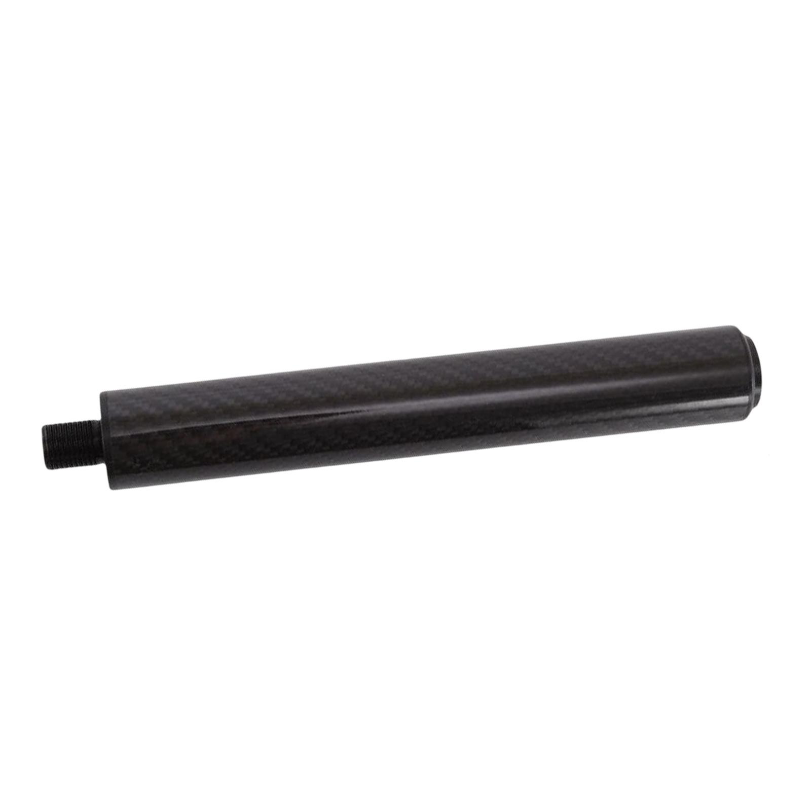 Pool Cue Extender Billiards Snooker Cue Extension Carbon Fiber Accessory