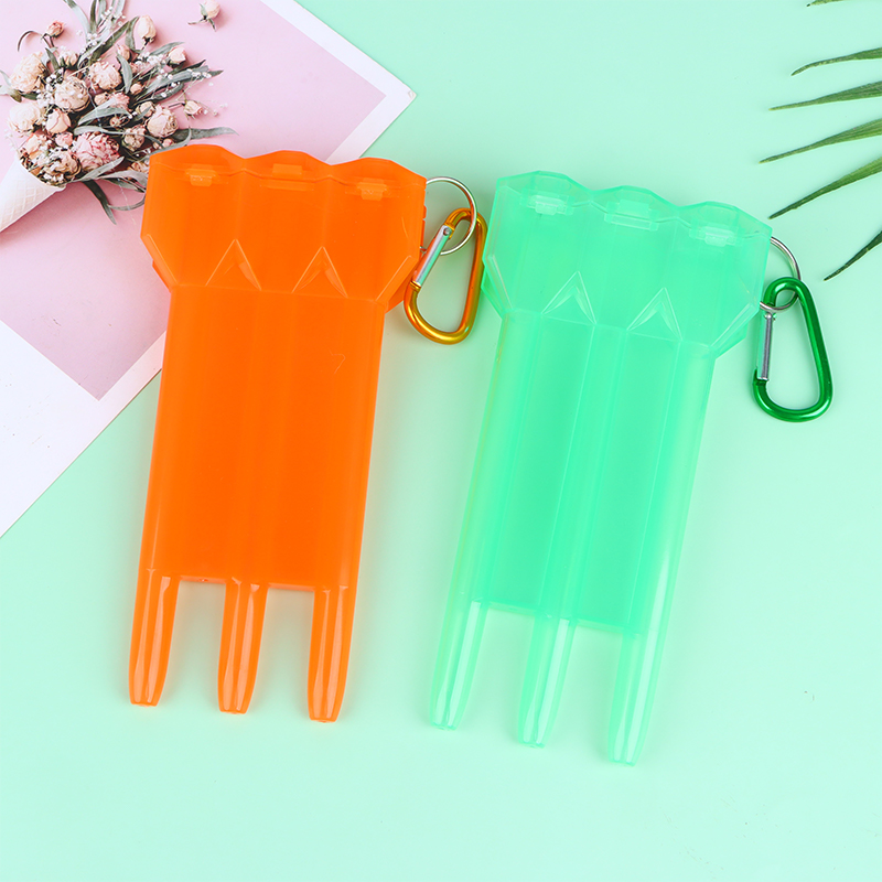 1pc Dartbox tragbare transparente Darts abs Dart Box Schlüssels chloss Schnalle integrierte Universal Dart Box geeignet für die meisten Darts – Detail 6