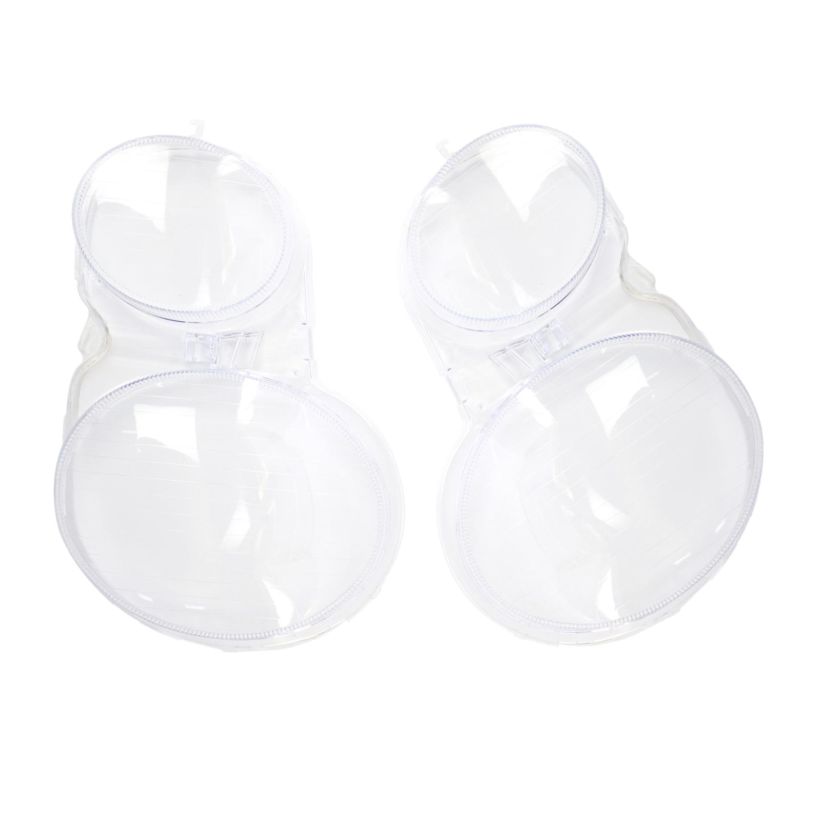 2pcs Car Headlight Cover ,Accessories Replaces, Transparent Spare Parts, Shell Guards for   E420 E55 E430