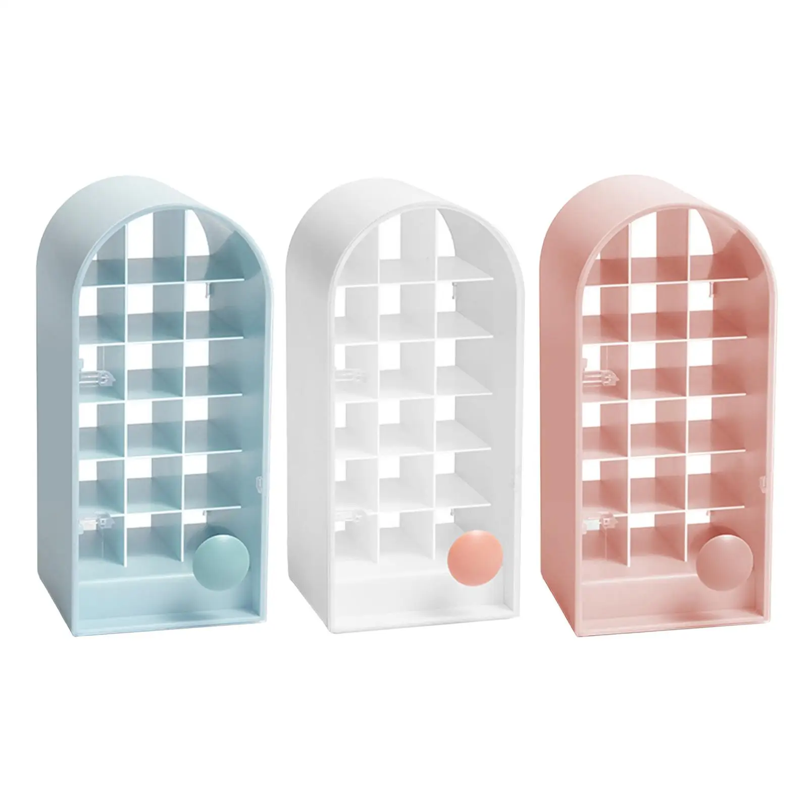 18 Spaces Lipstick Holder Storage Stand Decoration for Dresser Countertop Display Stand for Lip Glosses Lipsticks