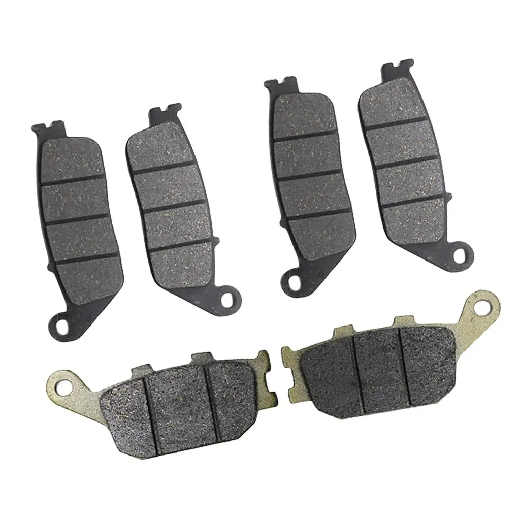 6pcs Front Rear Brake Pads for CB/SA5/SA6/SA7 () 2004-2008