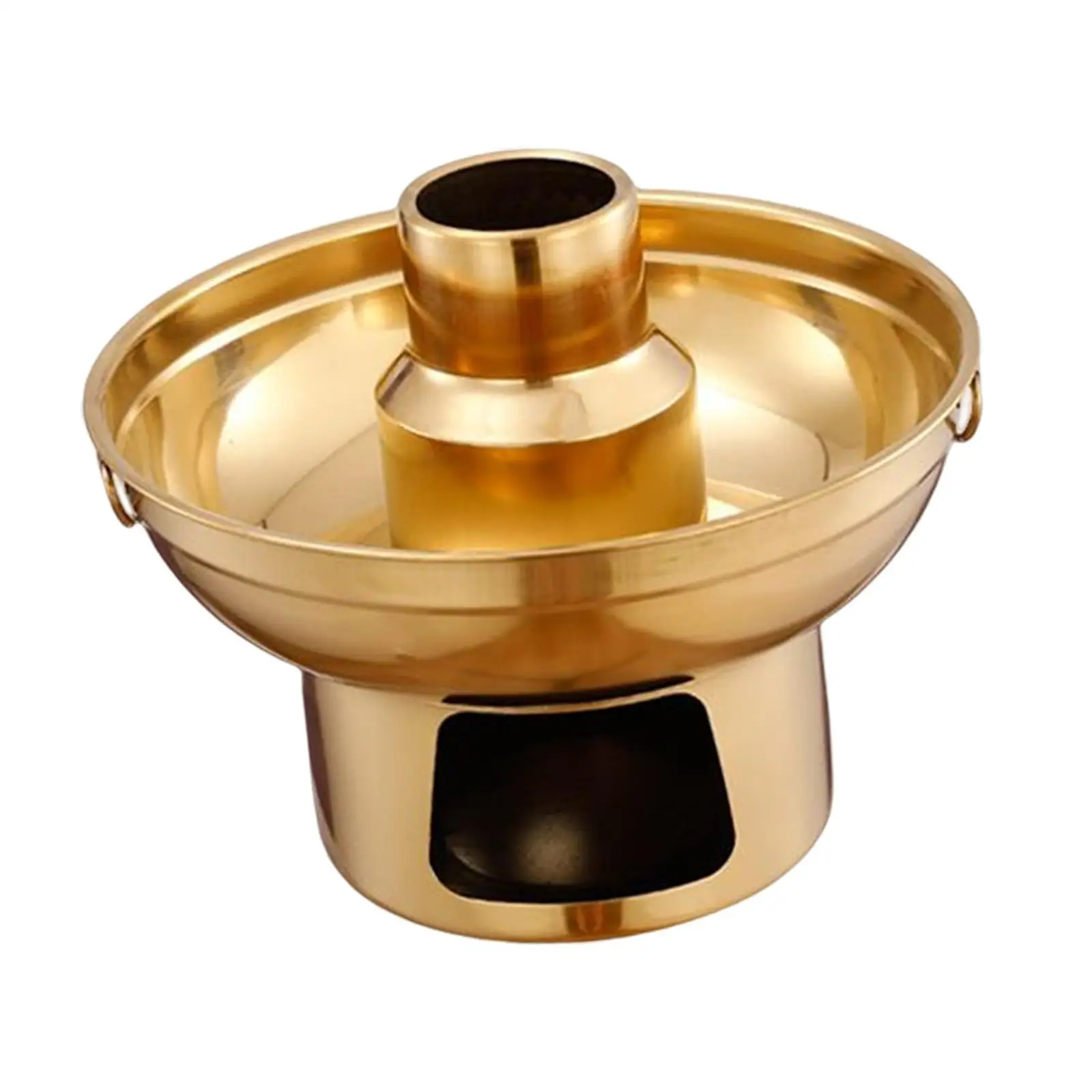 Chinese Small Hot Pot Household Heat Resistant Convenient to Use Kitchenware Portable Vintage Style Stainless Steel Hot Pot