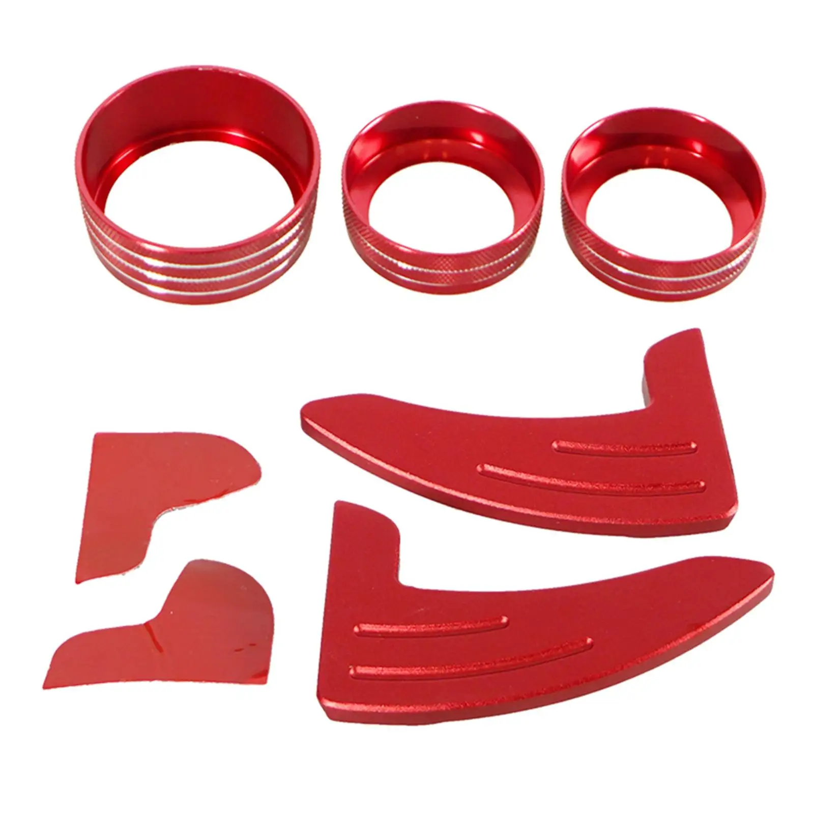Car Steering Wheel Paddle Shifter Extension, Interior Accessories, Red Set Kit for , Spare Parts, Replacement Accessories