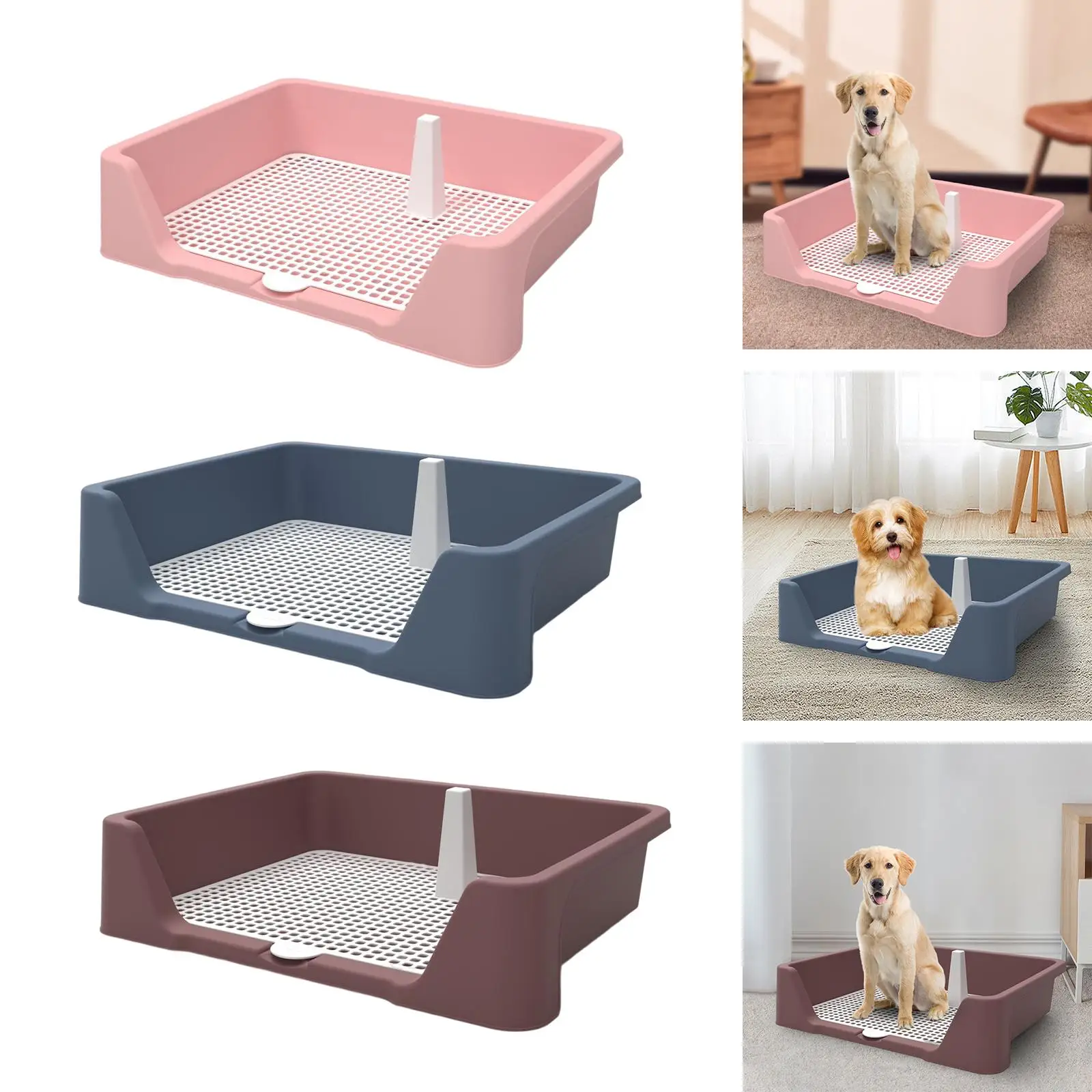 Indoor Pet Training Toilet Tray Small Dog Training Pads Pet Pee Pad Holder