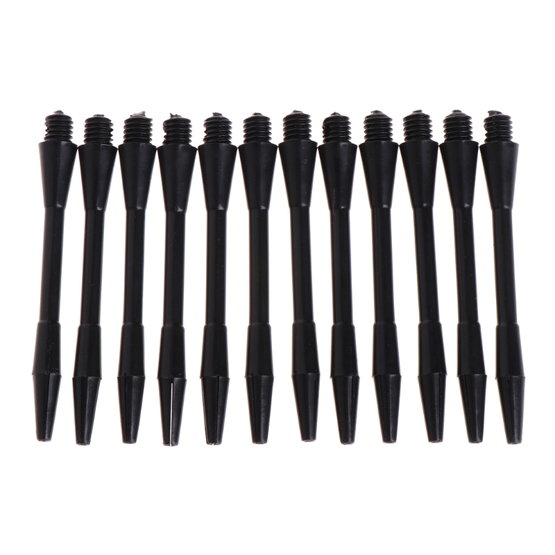 Title 2, 12PCS Dart Schäfte Schwarz Kurze Dart Vorbauten...